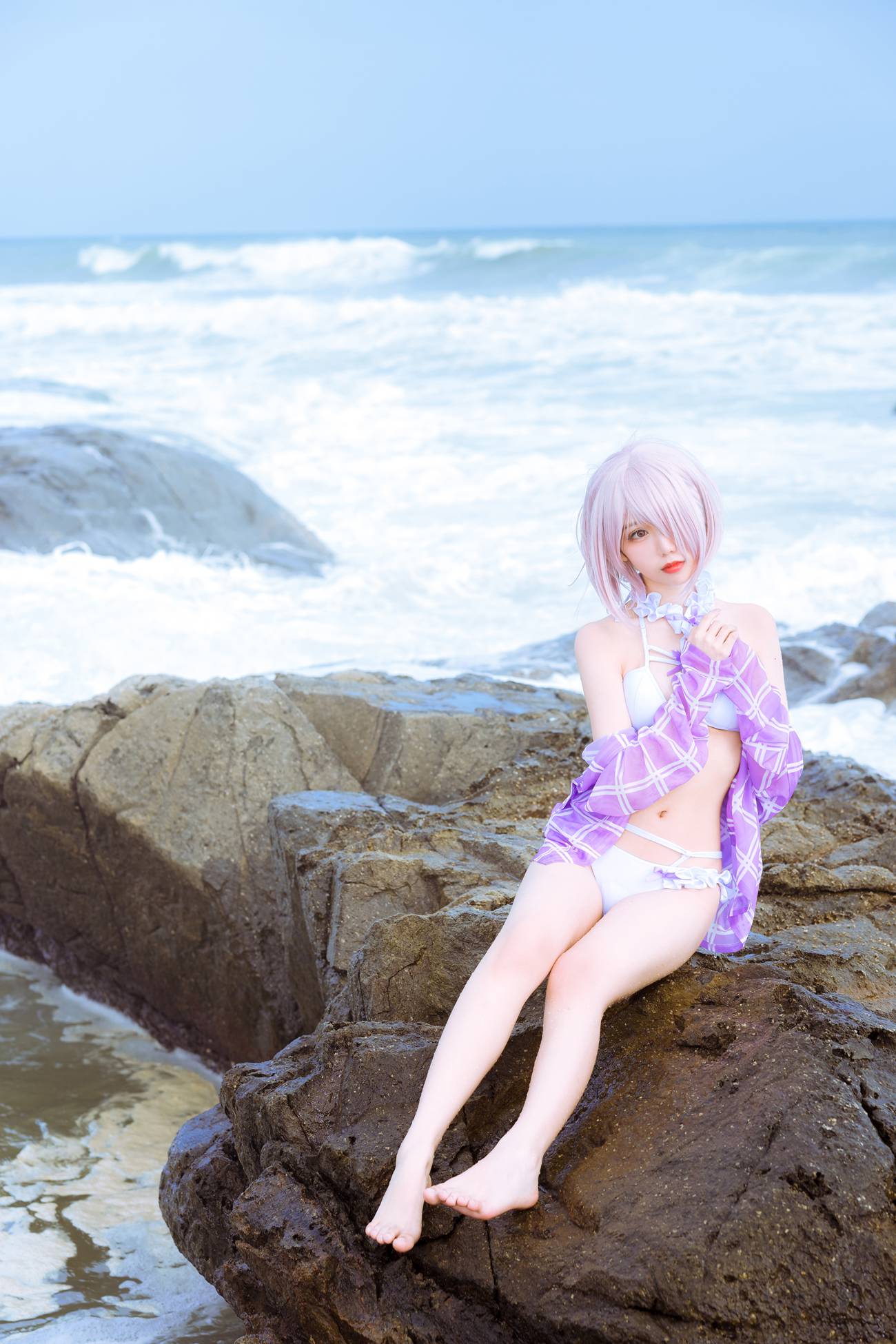 图片[12]-果咩酱w – 海边玛修[35P] – 速更版-美库