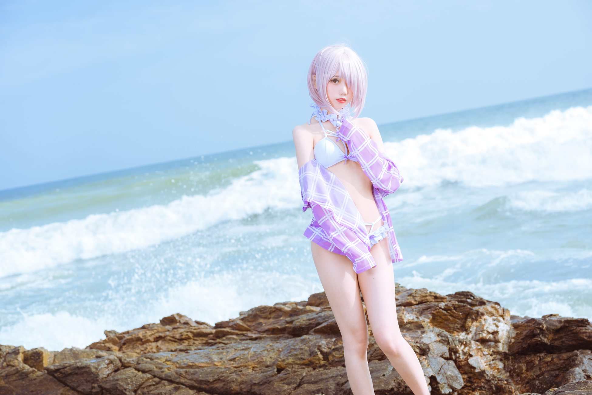 图片[32]-果咩酱w – 海边玛修[35P] – 速更版-美库