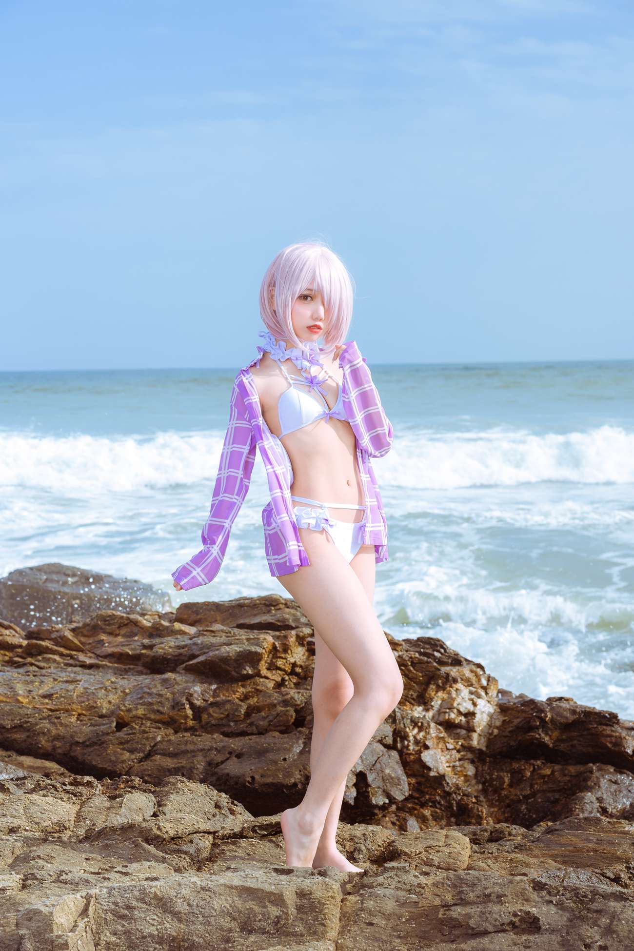 图片[35]-果咩酱w – 海边玛修[35P] – 速更版-美库