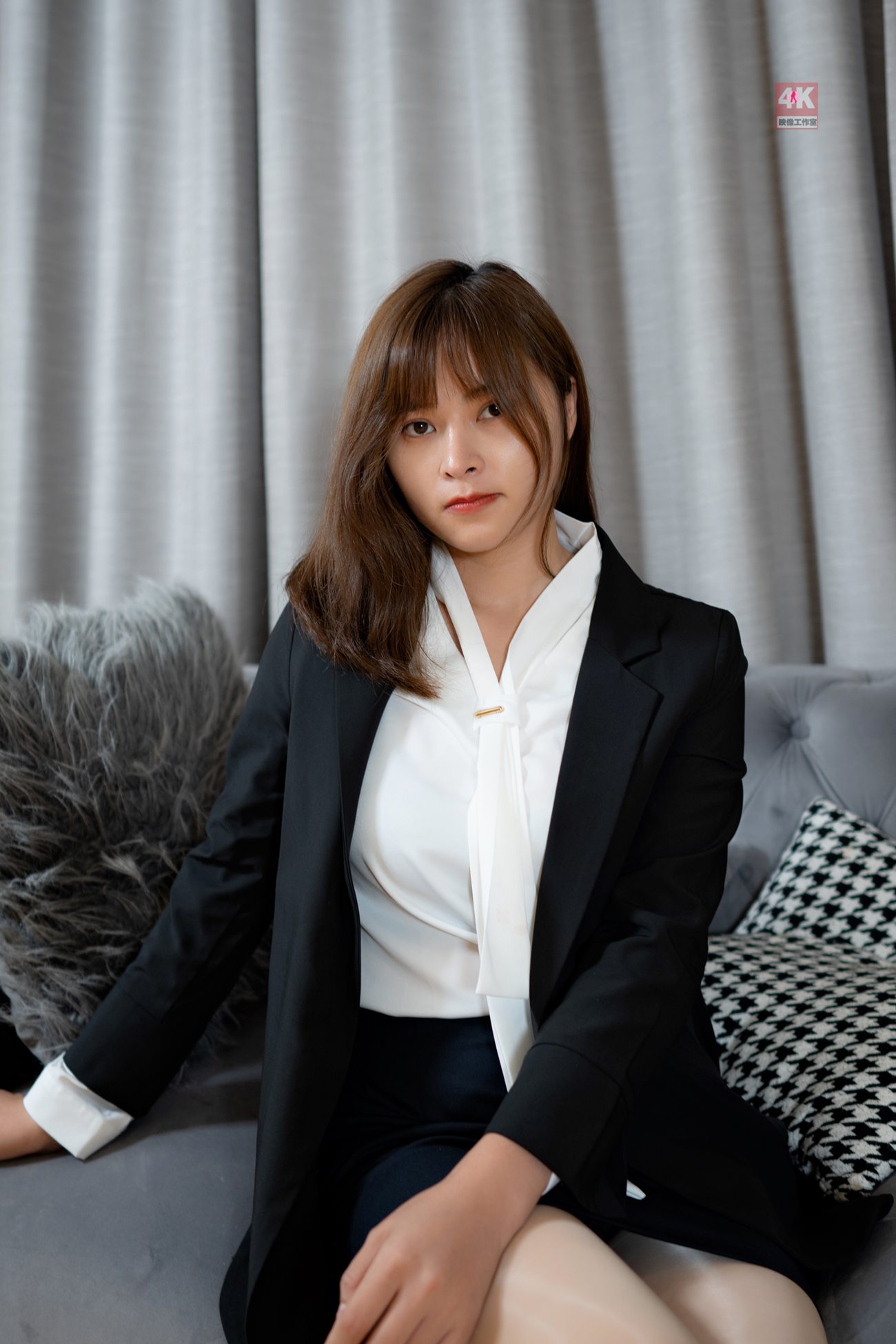 图片[34]-[Ligui丽柜]网络丽人 2021.06.30 Model《复古的两套日式OL》奈沐子[77P] – 速更版-美库