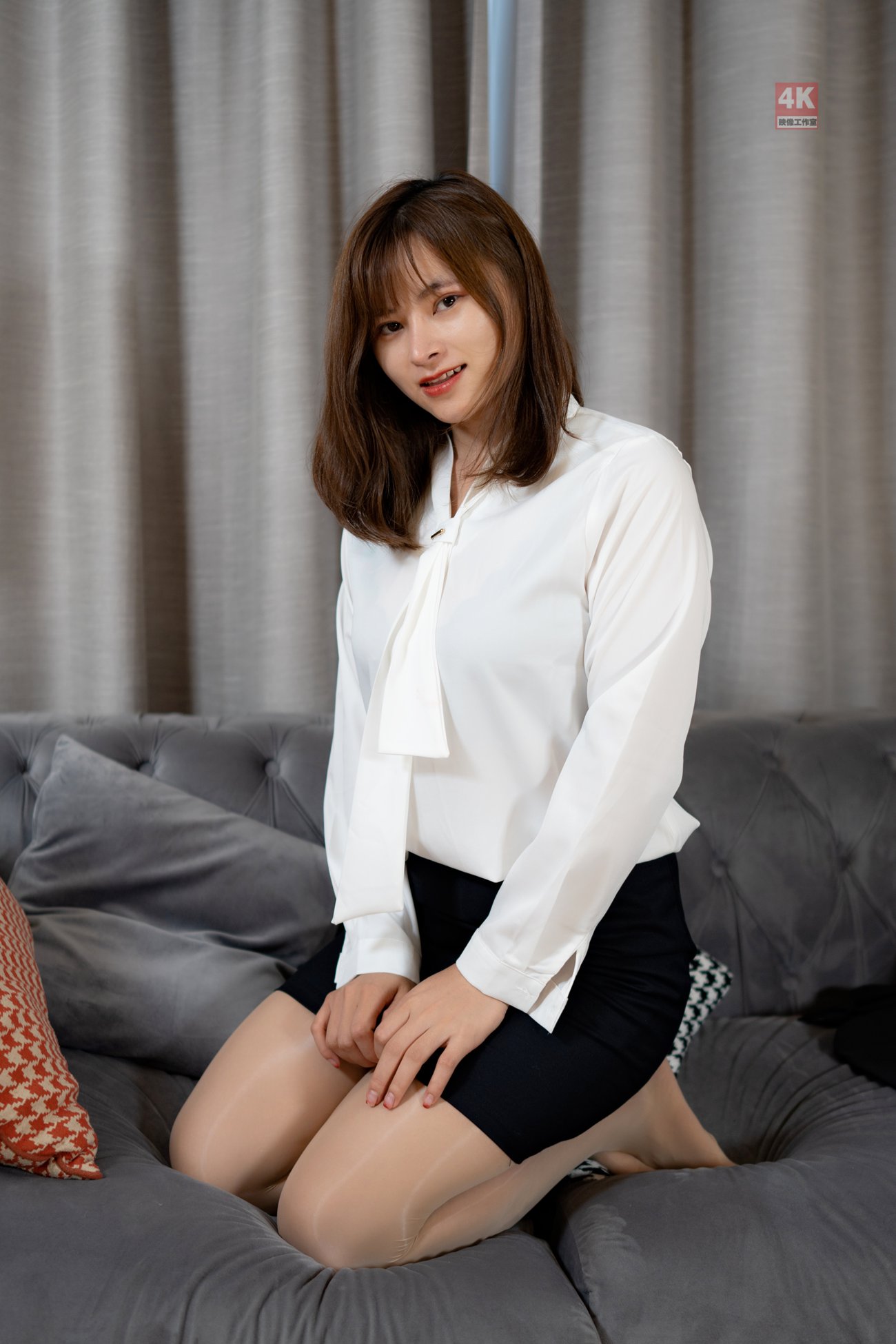 图片[53]-[Ligui丽柜]网络丽人 2021.06.30 Model《复古的两套日式OL》奈沐子[77P] – 速更版-美库