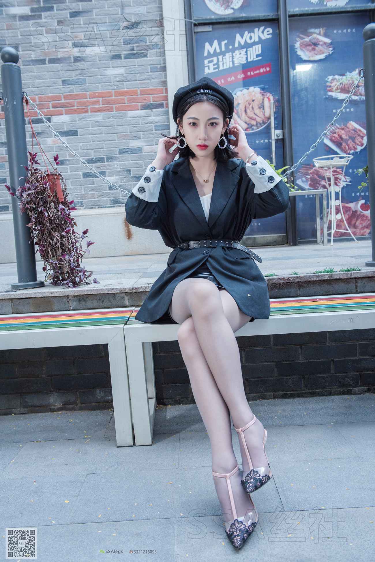 图片[61]-[SSA丝社]超清写真 NO.056 大大 穿灰丝的一天[120P] – 速更版-美库