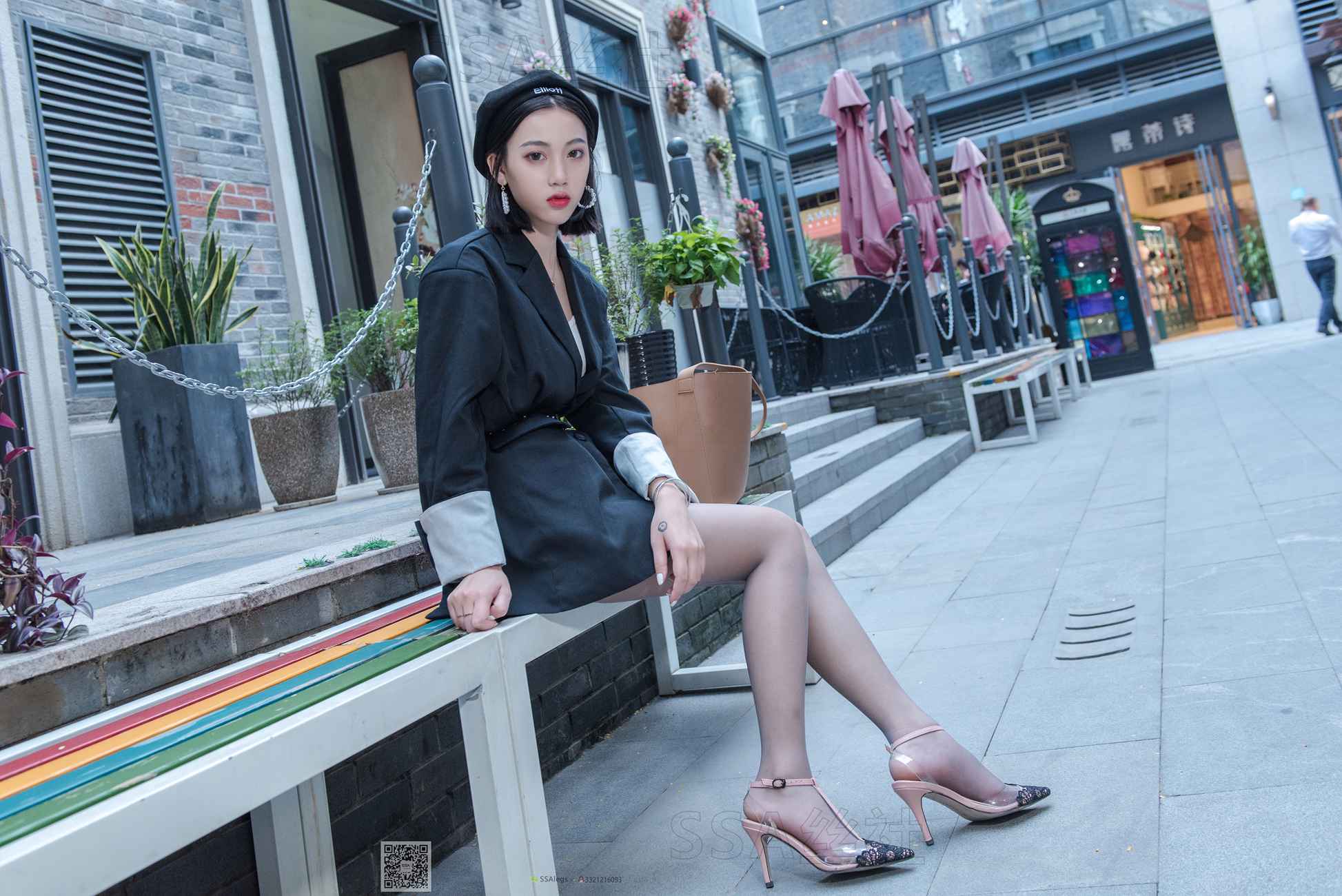 图片[66]-[SSA丝社]超清写真 NO.056 大大 穿灰丝的一天[120P] – 速更版-美库