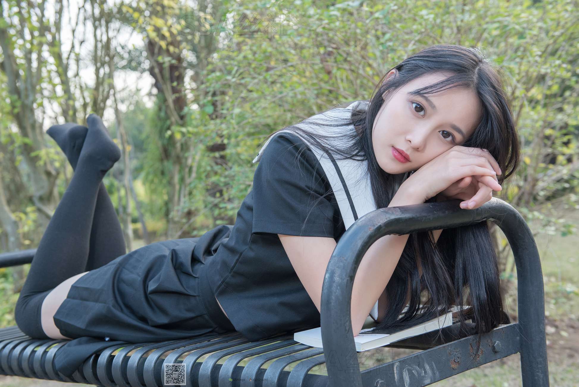 图片[25]-[SSA丝社]超清写真 NO.060 君君 JK制服游公园[111P] – 速更版-美库