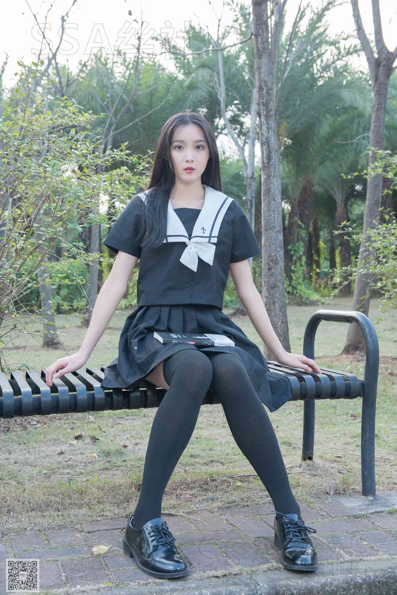 图片[60]-[SSA丝社]超清写真 NO.060 君君 JK制服游公园[111P] – 速更版-美库