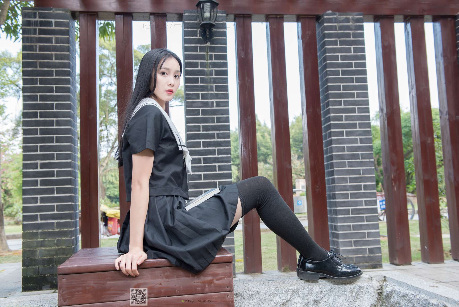 图片[83]-[SSA丝社]超清写真 NO.060 君君 JK制服游公园[111P] – 速更版-美库