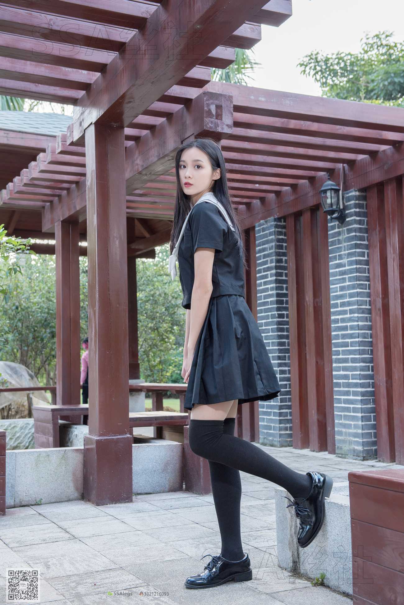 图片[84]-[SSA丝社]超清写真 NO.060 君君 JK制服游公园[111P] – 速更版-美库