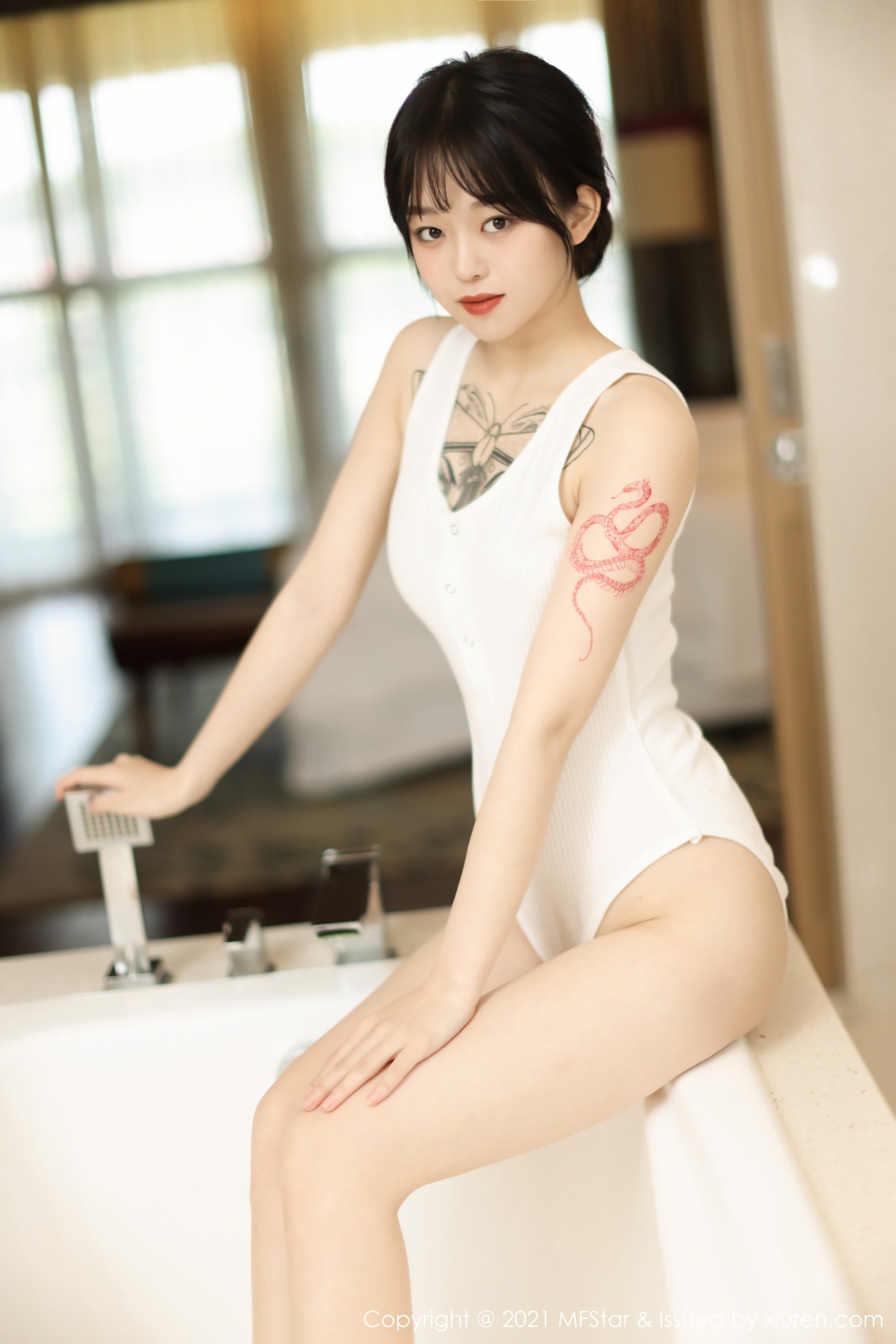 图片[46]-[MFStar模范学苑] 2021.05.17 Vol.496 奶瓶子 [49P] – 速更版-美库