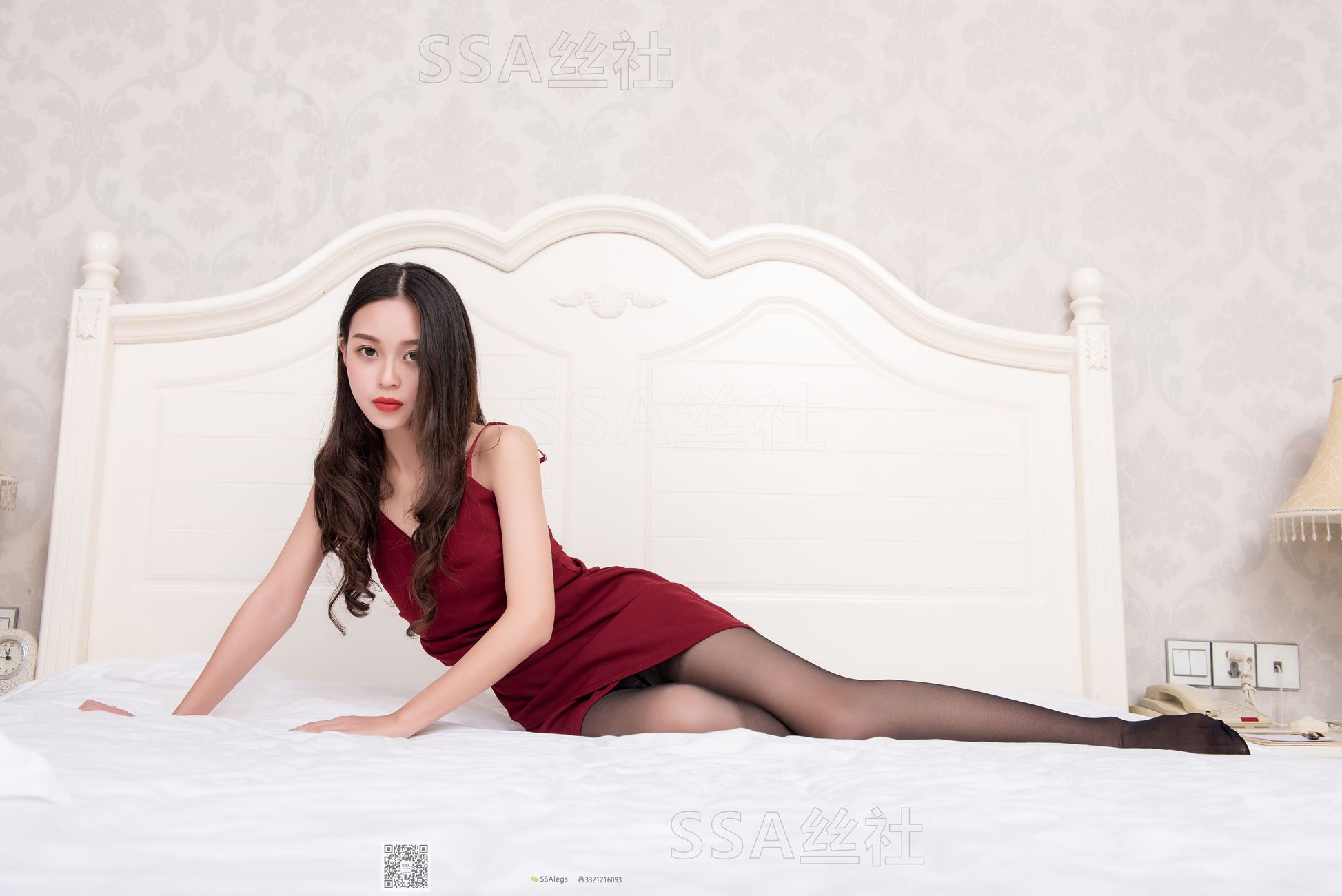 图片[49]-[SSA丝社]超清写真 NO.064 西西 酒红性感超短裙黑丝[128P] – 速更版-美库