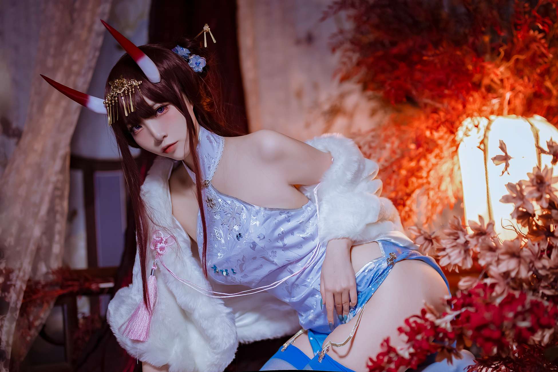 图片[11]-二佐Nisa – 碧蓝航线 能代旗袍[18P／120MB] – 速更版-美库