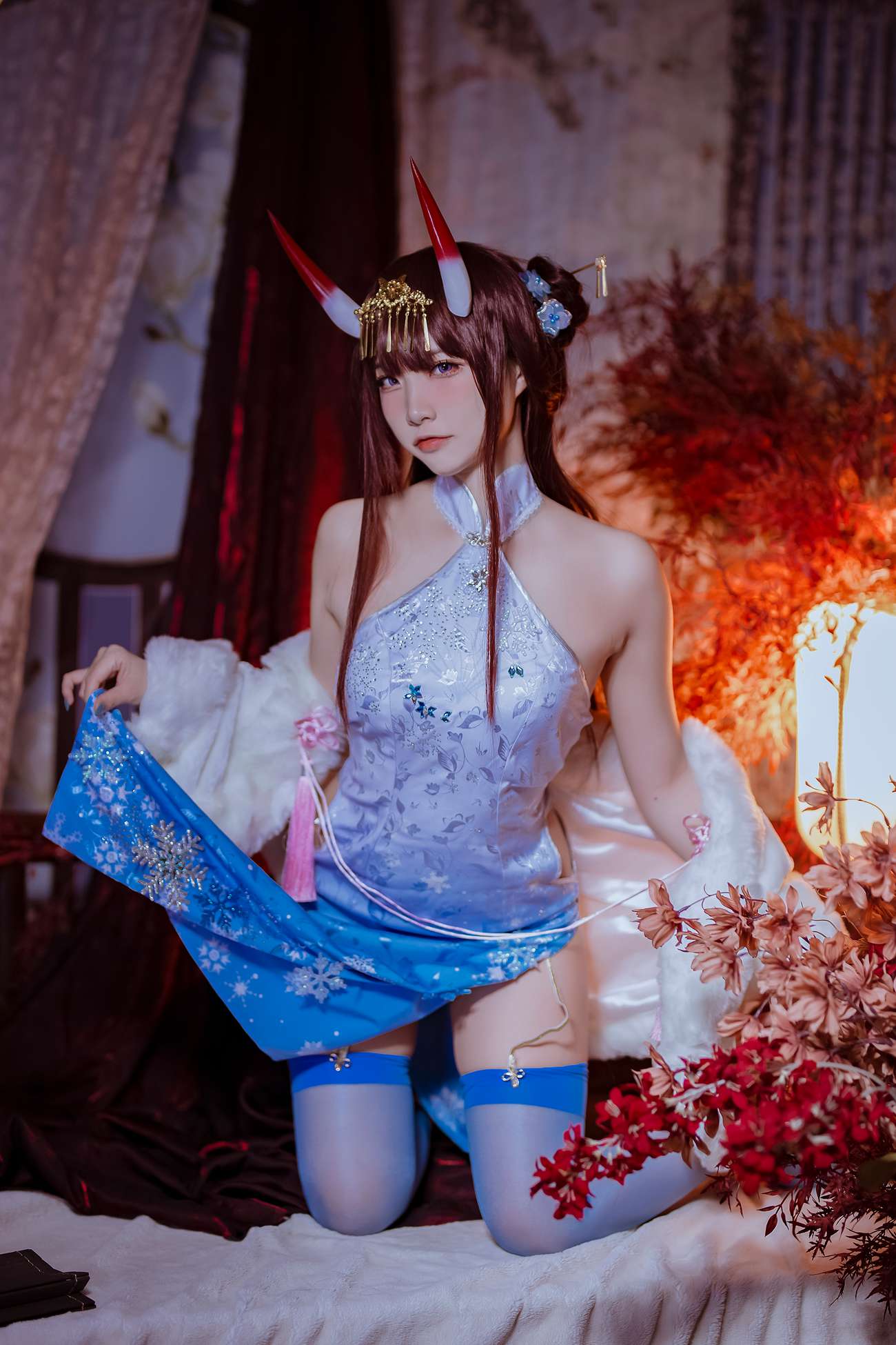 图片[16]-二佐Nisa – 碧蓝航线 能代旗袍[18P／120MB] – 速更版-美库