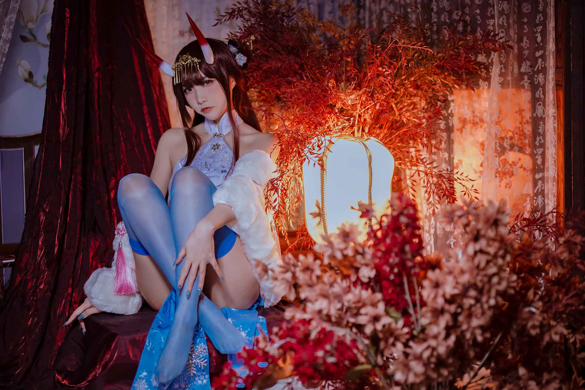 图片[18]-二佐Nisa – 碧蓝航线 能代旗袍[18P／120MB] – 速更版-美库