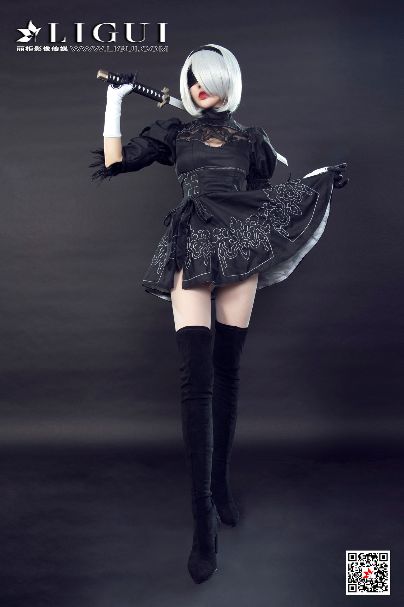 图片[46]-[Ligui丽柜]网络丽人 2021.06.30 Model《欲望尼尔》凉儿 [58+1P] – 速更版-美库