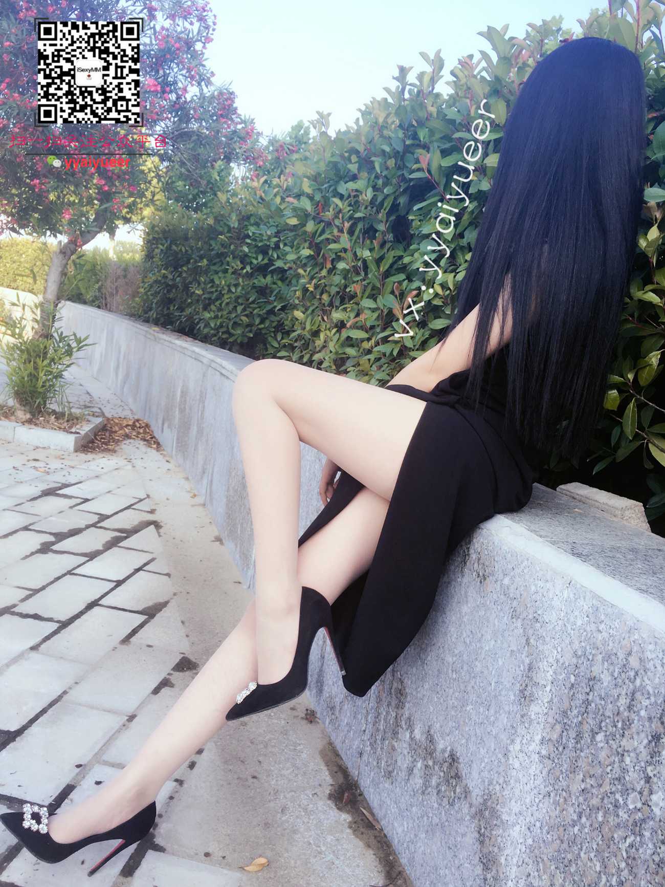 图片[58]-丝月神 001 方扣黑高跟肉丝街拍[57P] – 速更版-美库