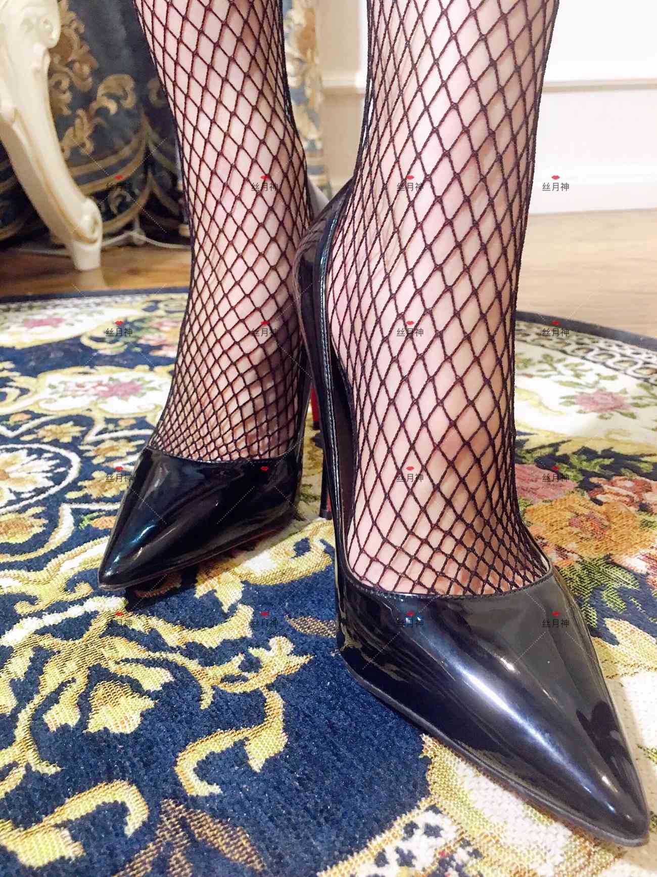 图片[19]-丝月神 002 白色绫丝 过膝网袜[68P] – 速更版-美库