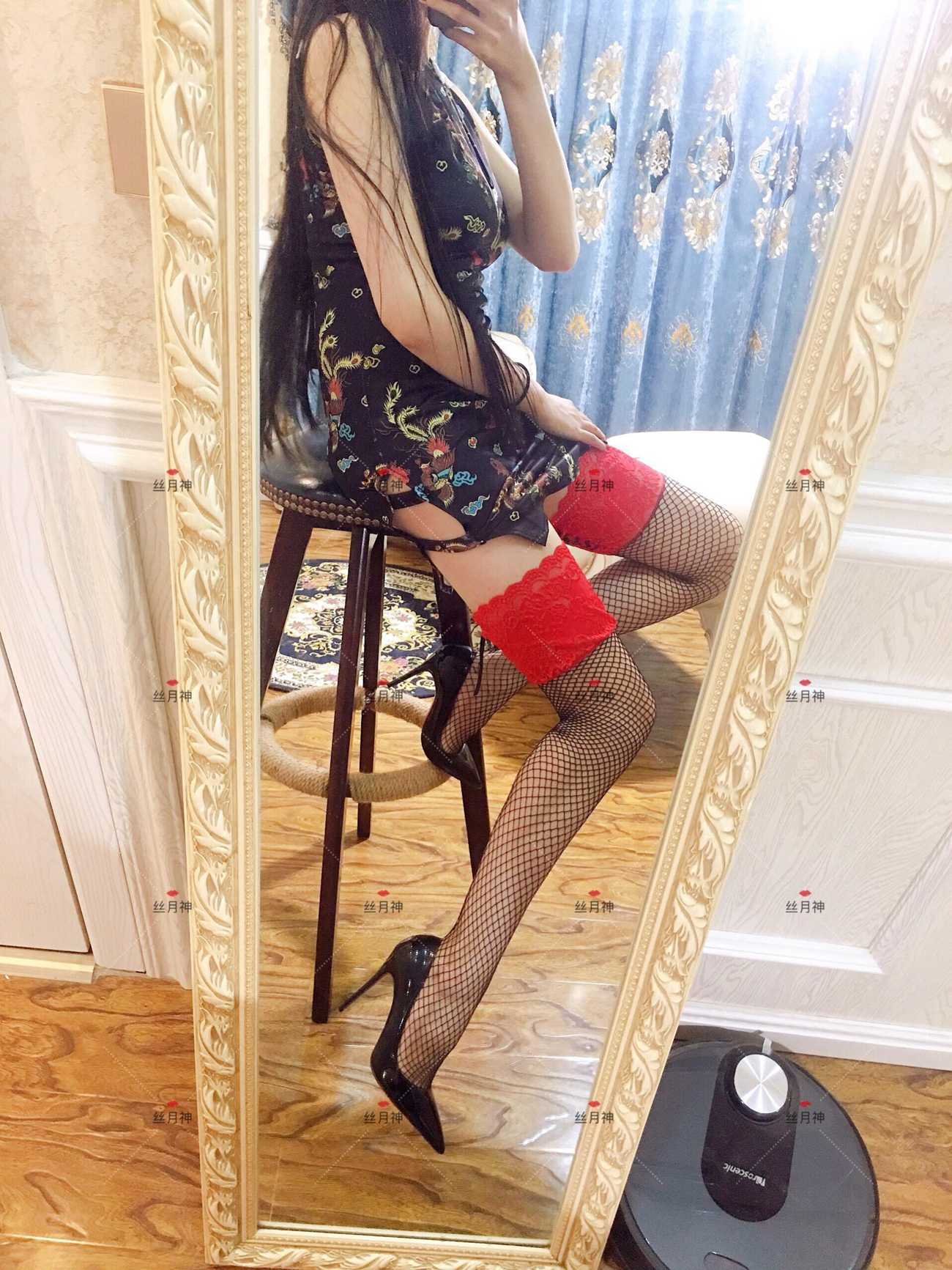 图片[58]-丝月神 002 白色绫丝 过膝网袜[68P] – 速更版-美库