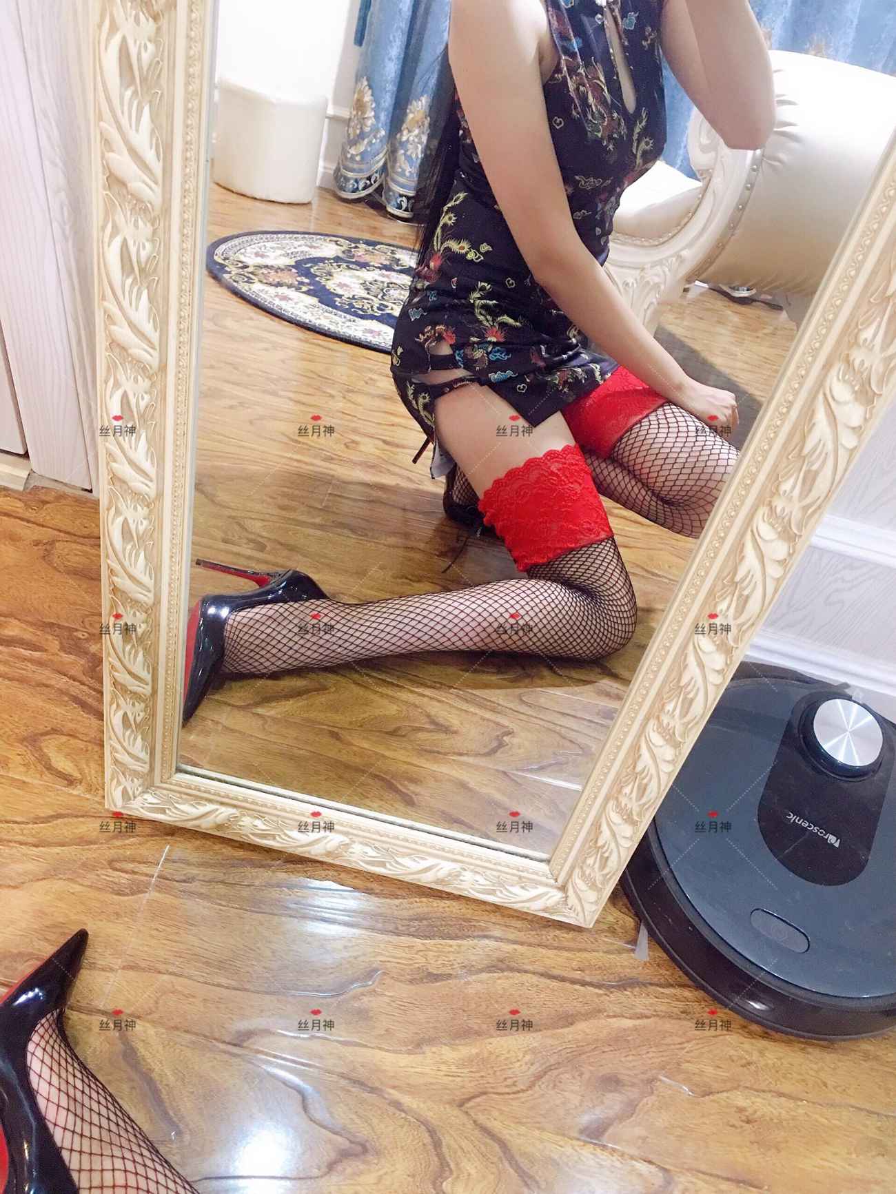 图片[60]-丝月神 002 白色绫丝 过膝网袜[68P] – 速更版-美库