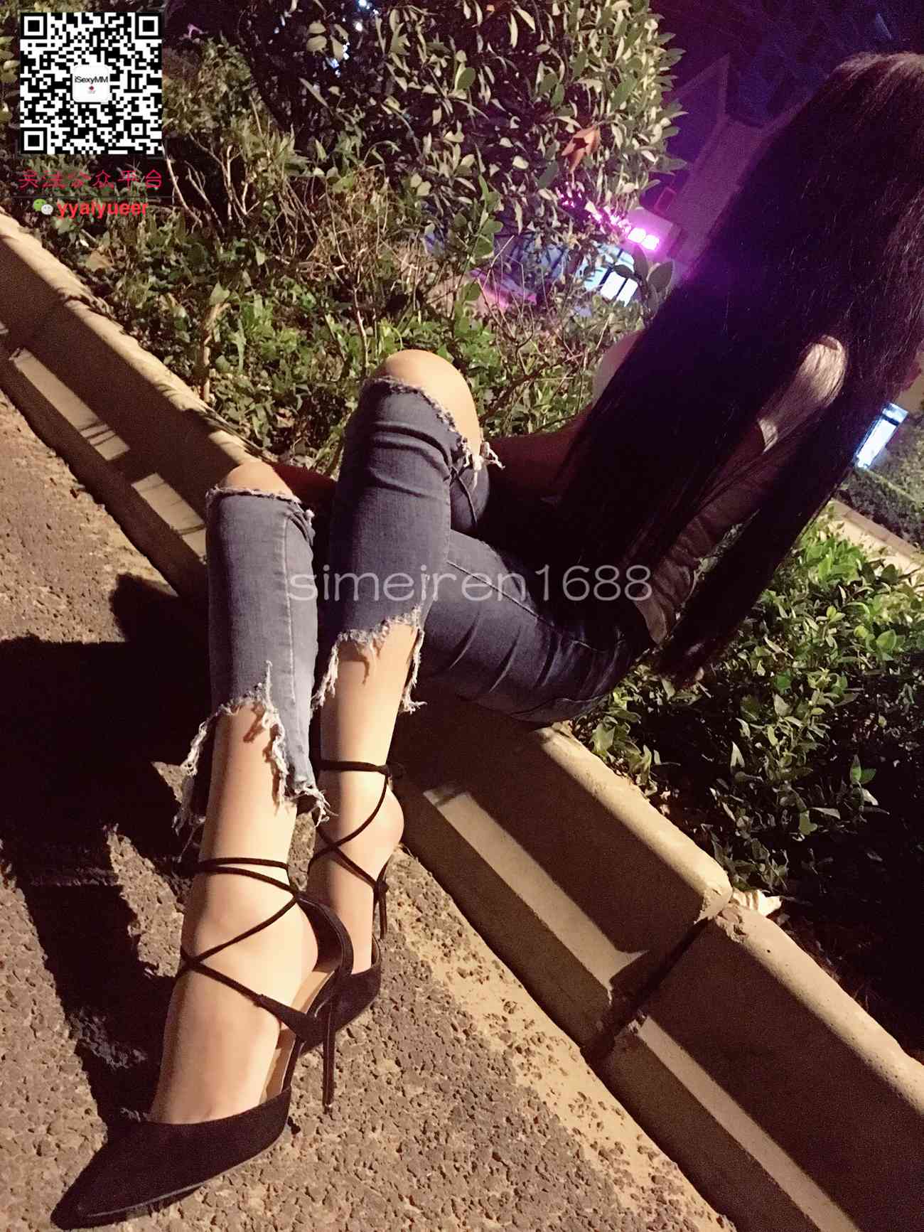 图片[33]-丝月神 004 细带牛仔裤肉路灯下夜拍[56P] – 速更版-美库