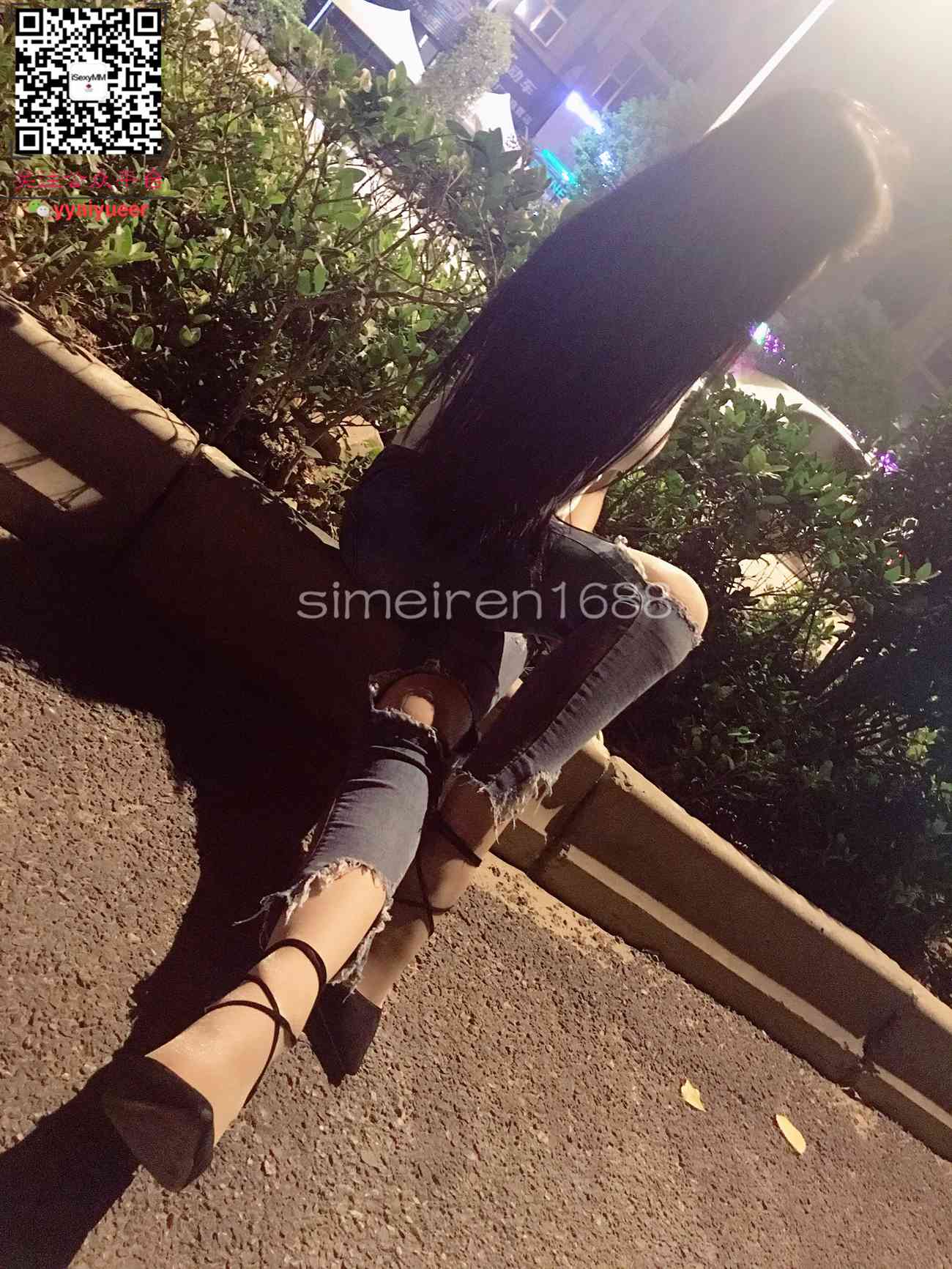 图片[34]-丝月神 004 细带牛仔裤肉路灯下夜拍[56P] – 速更版-美库