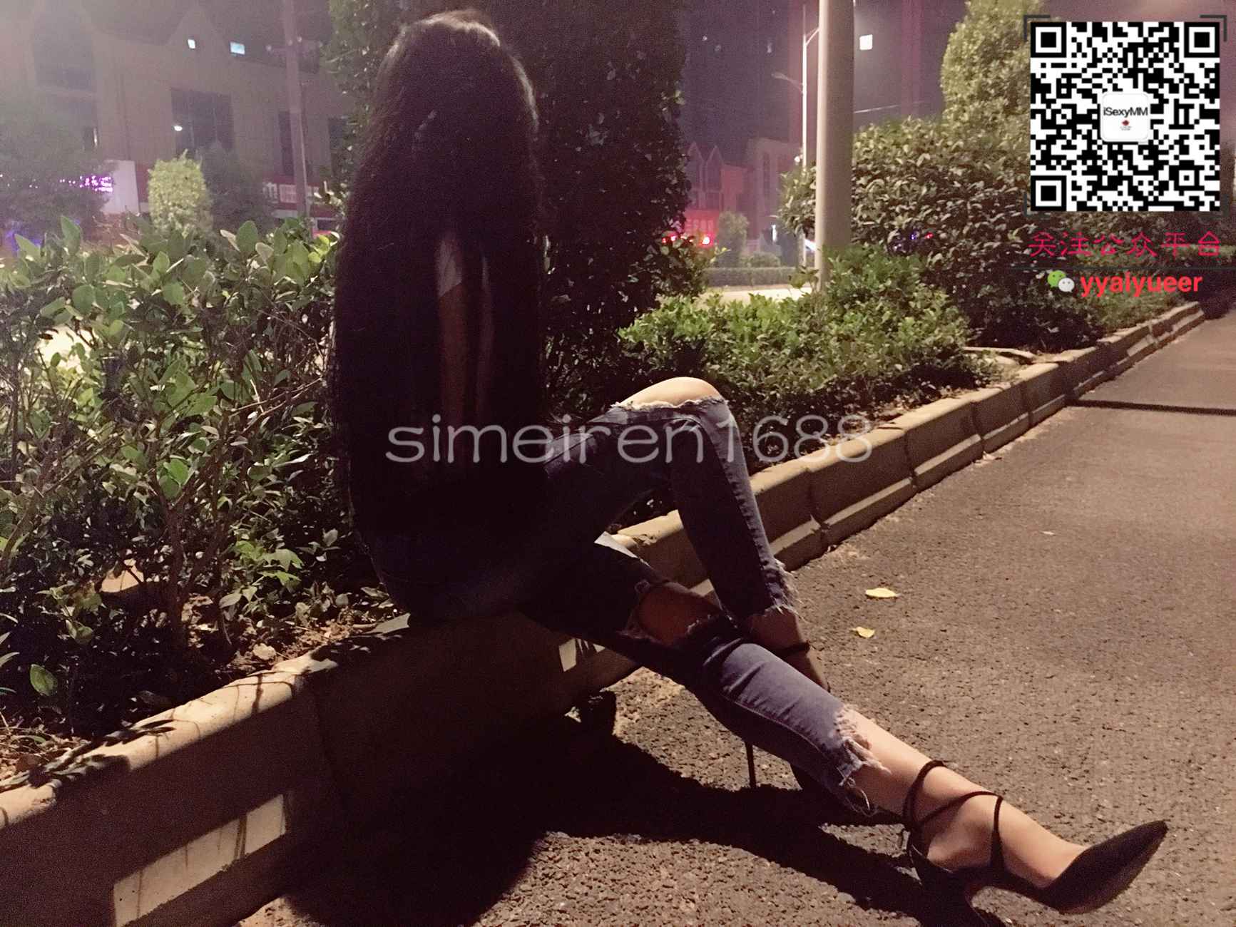 图片[36]-丝月神 004 细带牛仔裤肉路灯下夜拍[56P] – 速更版-美库