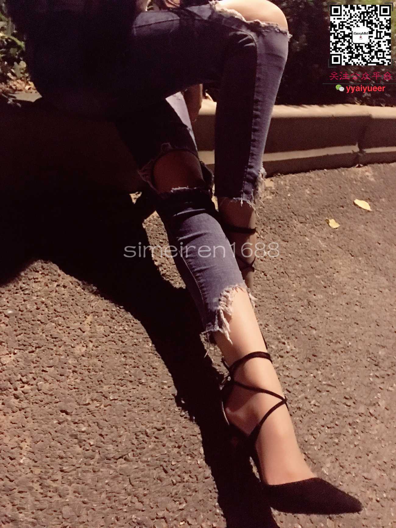 图片[37]-丝月神 004 细带牛仔裤肉路灯下夜拍[56P] – 速更版-美库