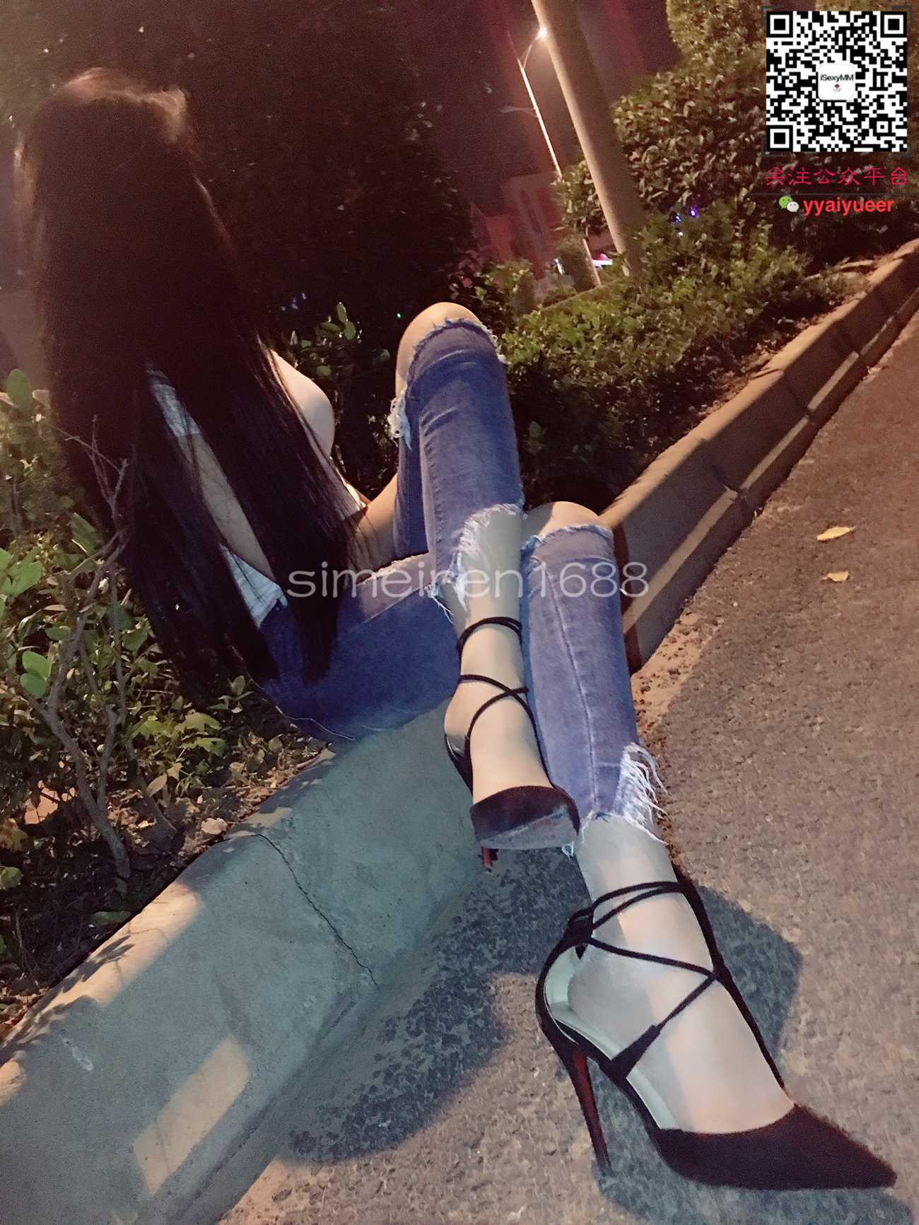 图片[41]-丝月神 004 细带牛仔裤肉路灯下夜拍[56P] – 速更版-美库