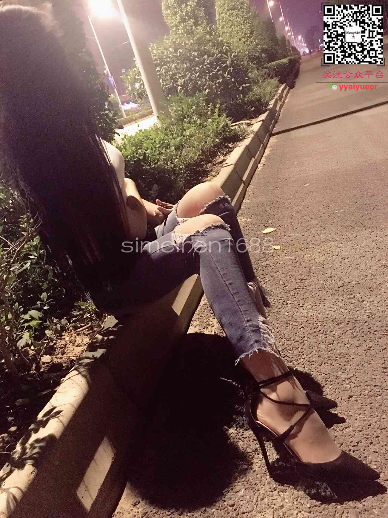 图片[45]-丝月神 004 细带牛仔裤肉路灯下夜拍[56P] – 速更版-美库