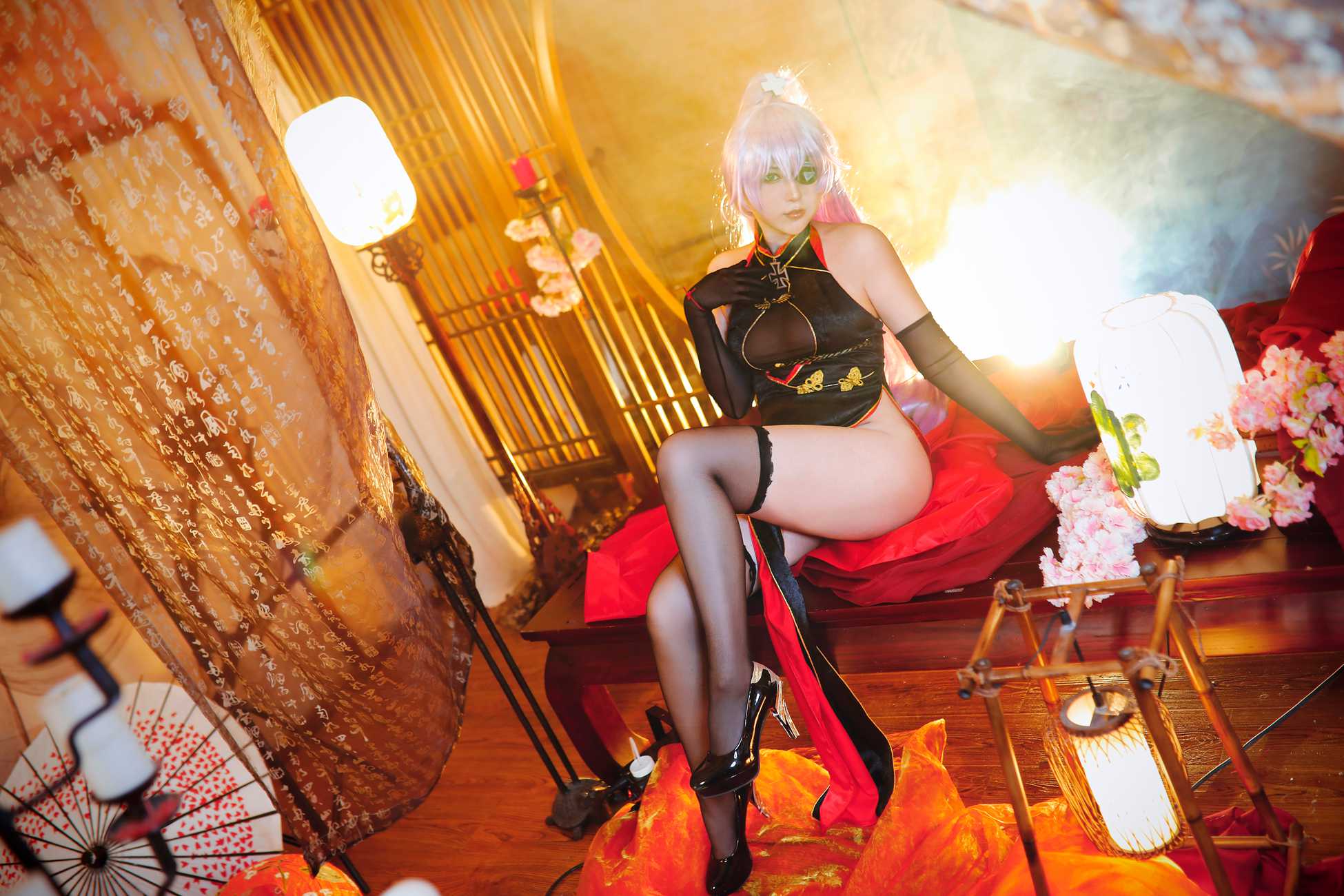 图片[12]-小容仔咕咕咕 – 沙恩霍斯特旗袍[11P] – 速更版-美库