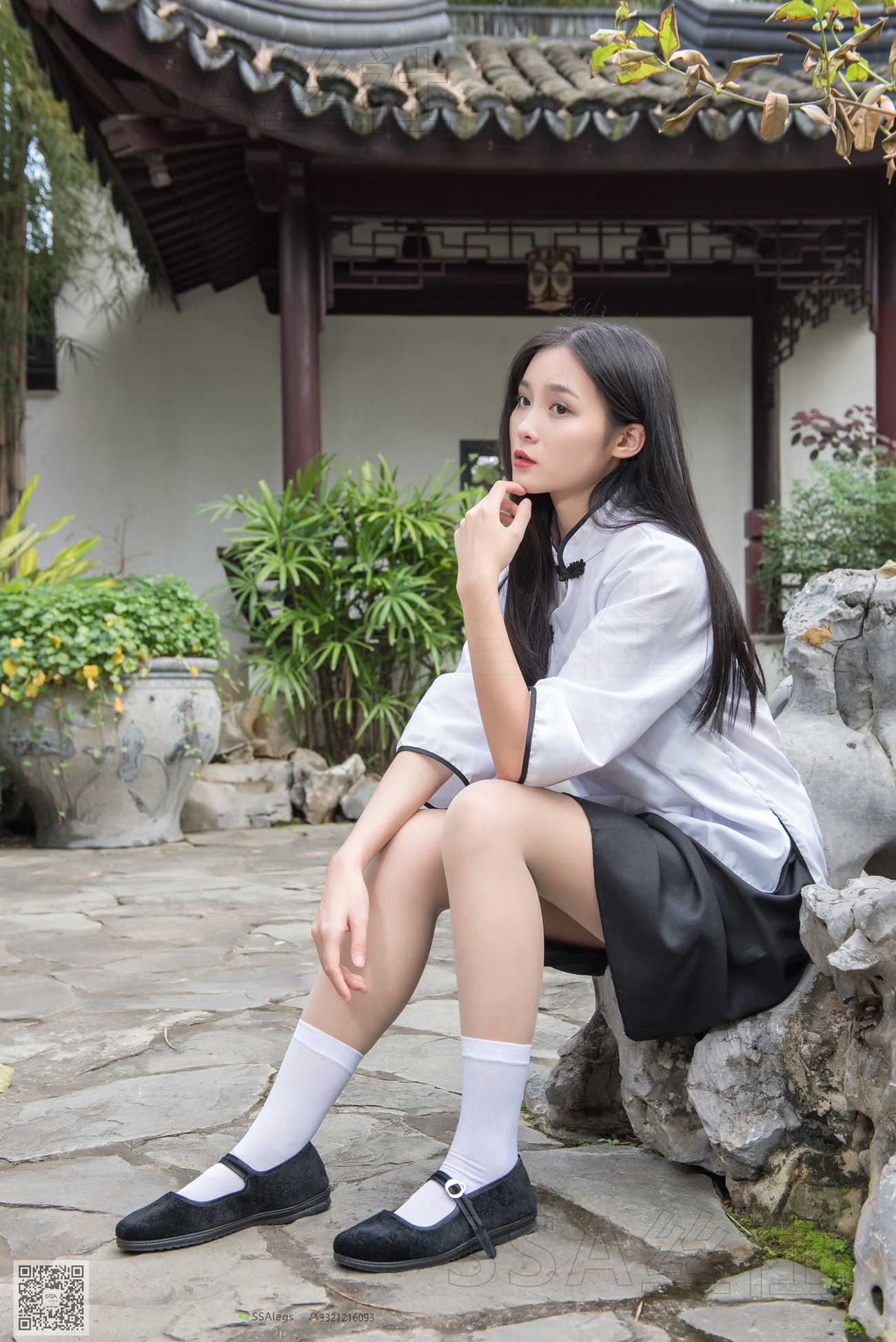 图片[43]-[SSA丝社]超清写真 NO.068 君君 民国学妹 肉丝白袜[120P] – 速更版-美库