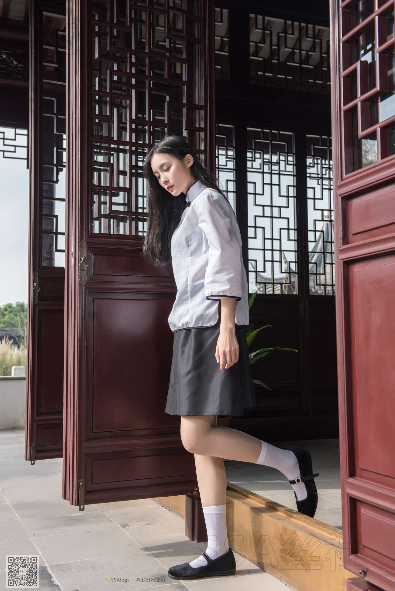 图片[95]-[SSA丝社]超清写真 NO.068 君君 民国学妹 肉丝白袜[120P] – 速更版-美库