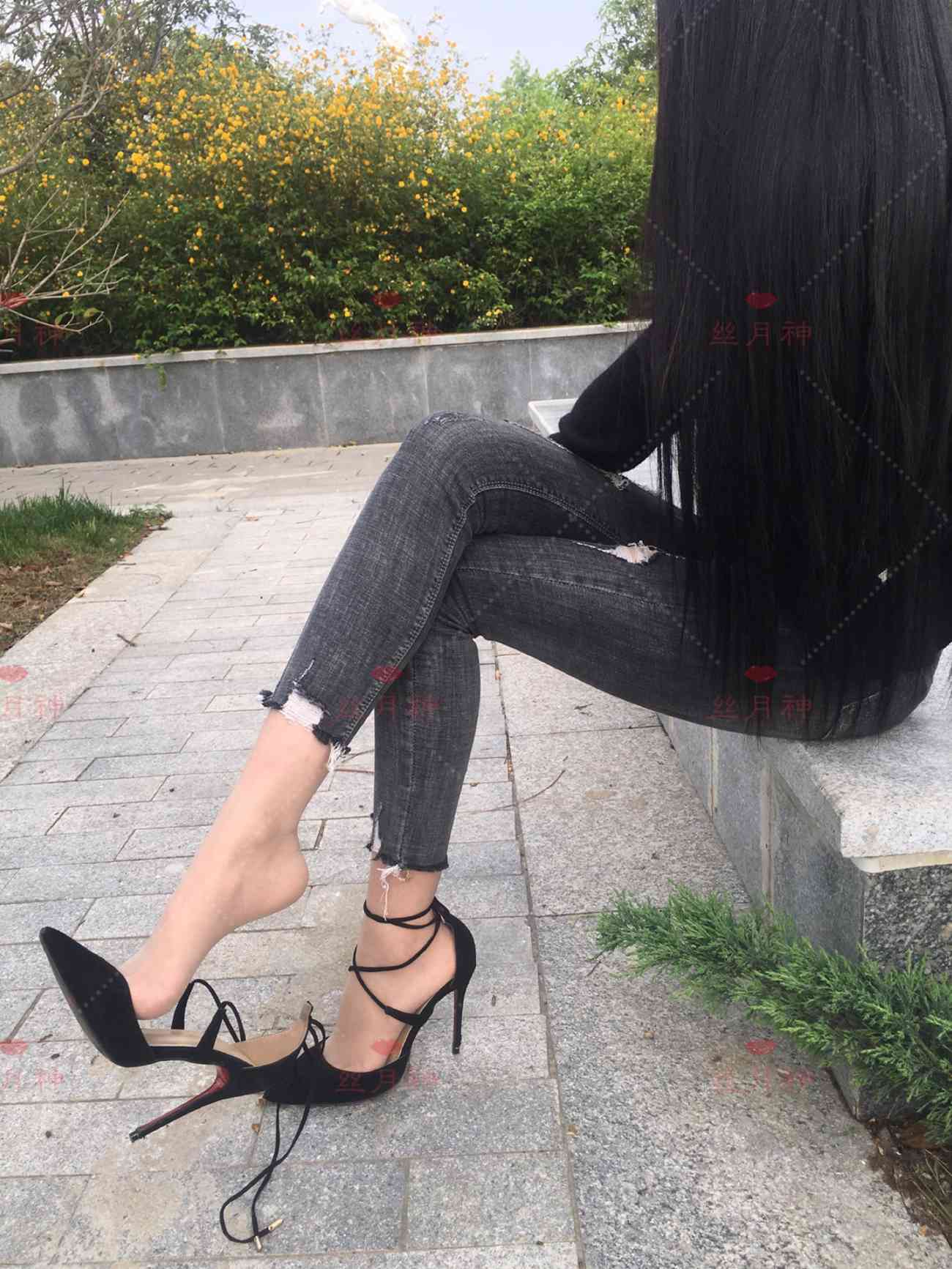 图片[26]-丝月神 005 牛仔裤细带高跟肉[91P] – 速更版-美库