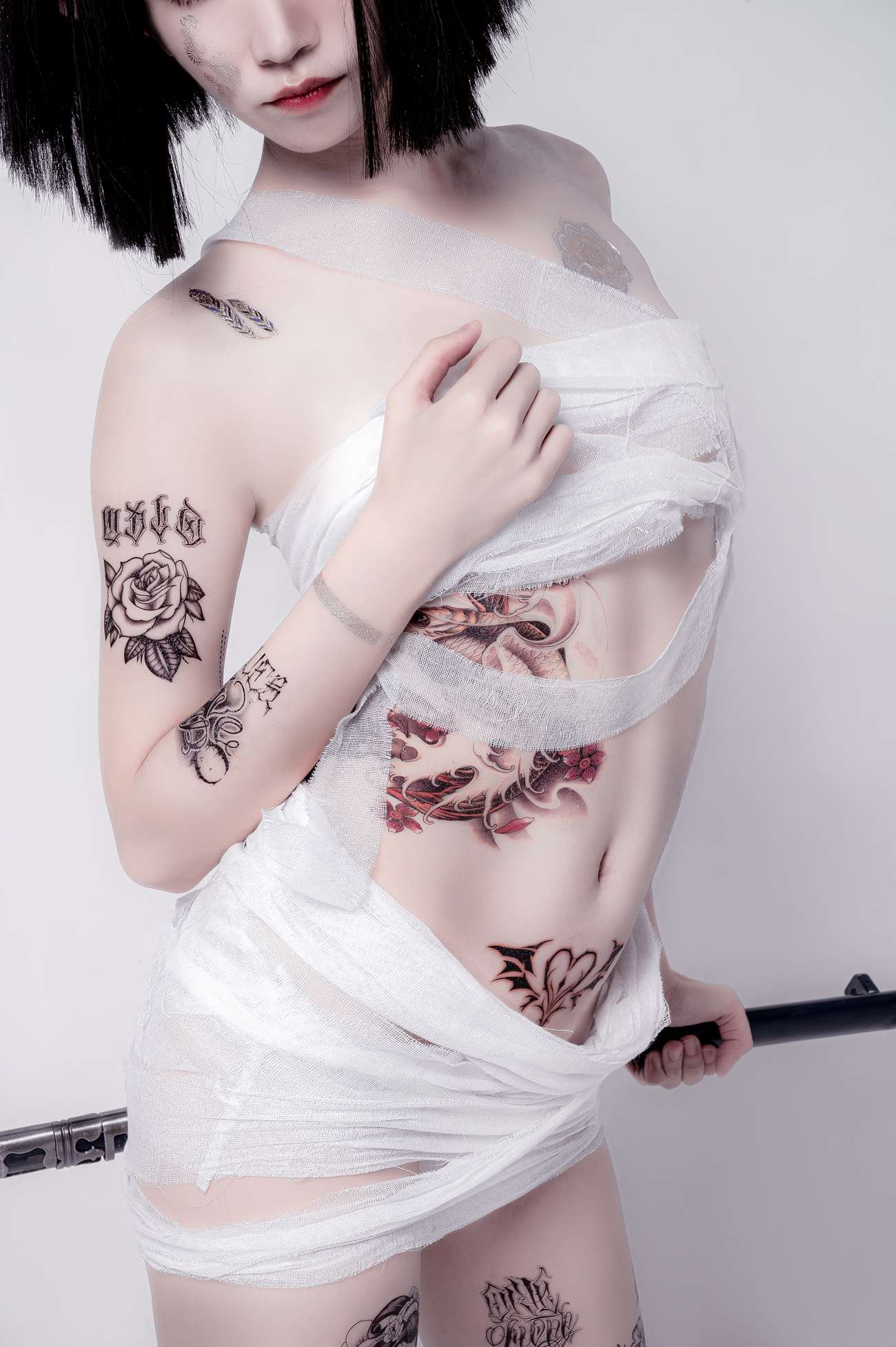 图片[37]-阮邑_Fairy – 绑带和武士[40P] – 速更版-美库