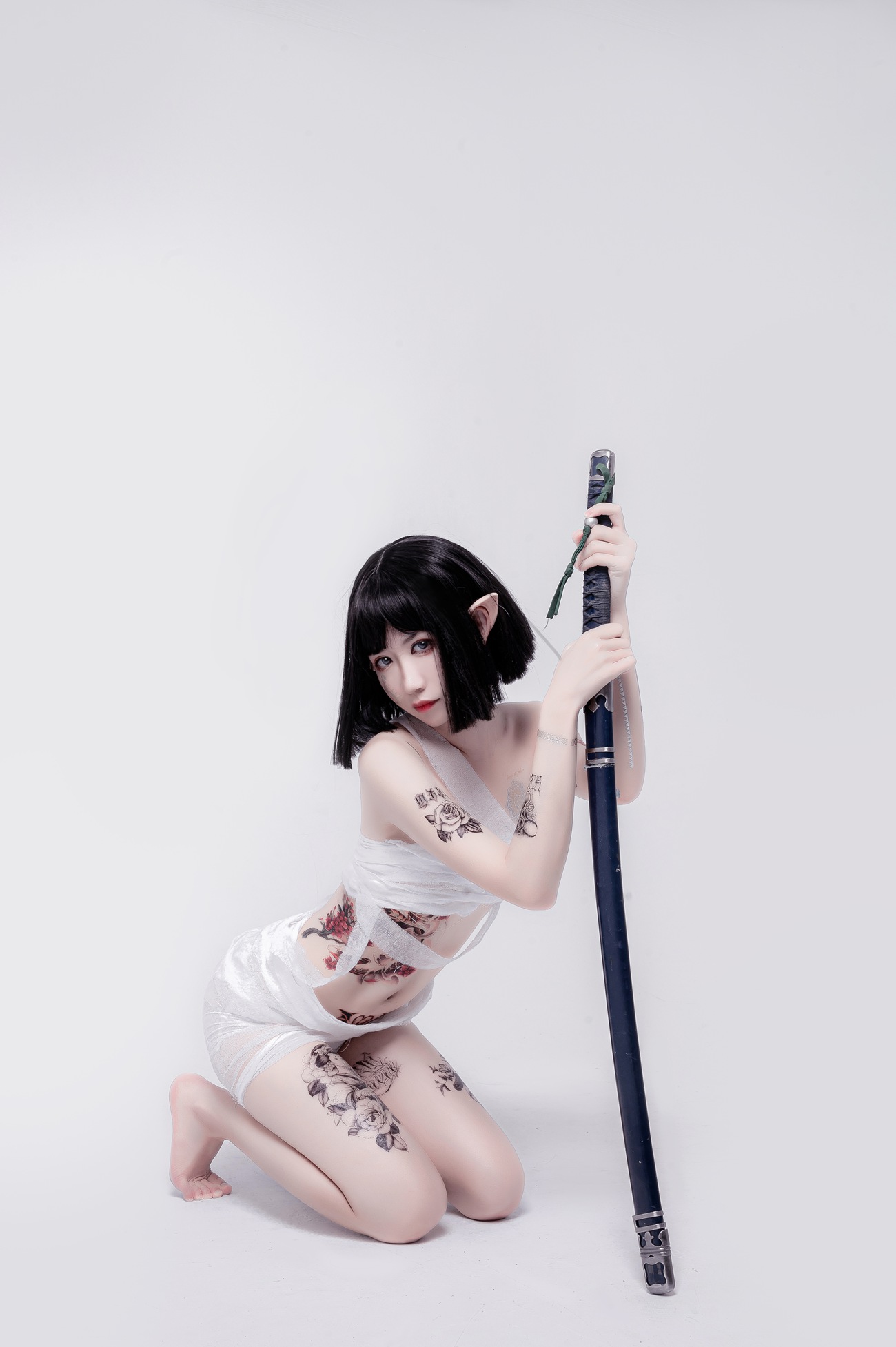 图片[39]-阮邑_Fairy – 绑带和武士[40P] – 速更版-美库