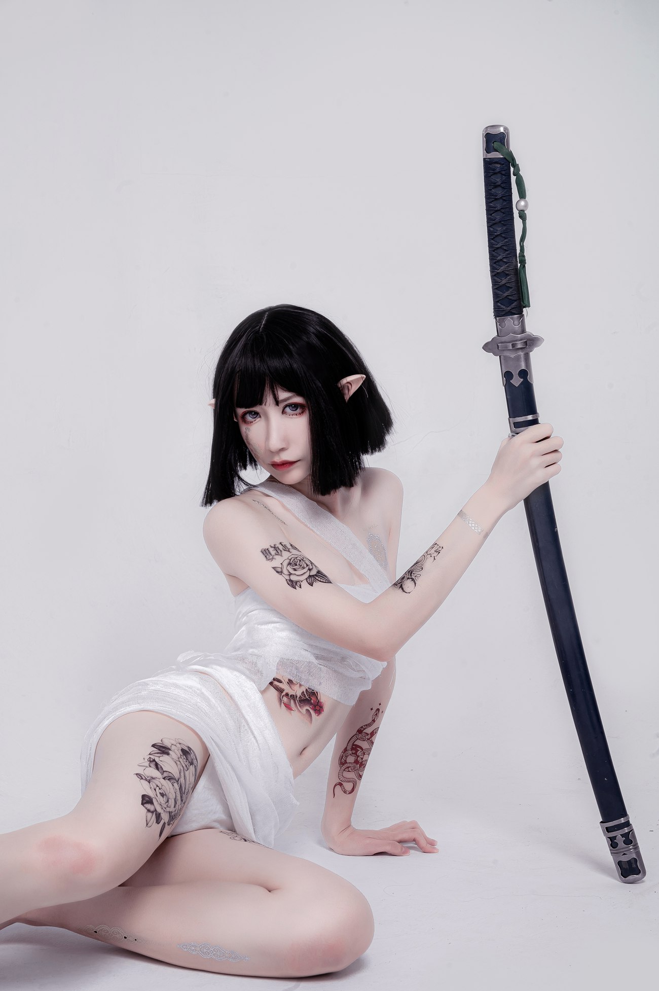 图片[41]-阮邑_Fairy – 绑带和武士[40P] – 速更版-美库