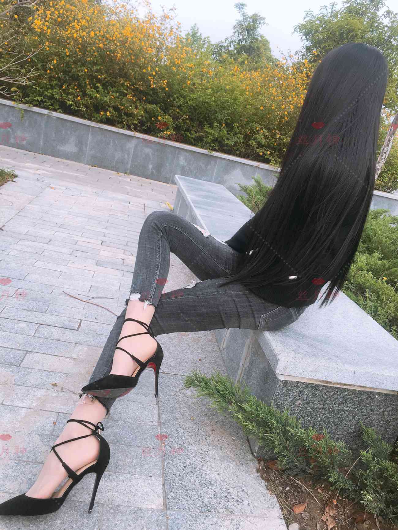 图片[35]-丝月神 005 牛仔裤细带高跟肉[91P] – 速更版-美库