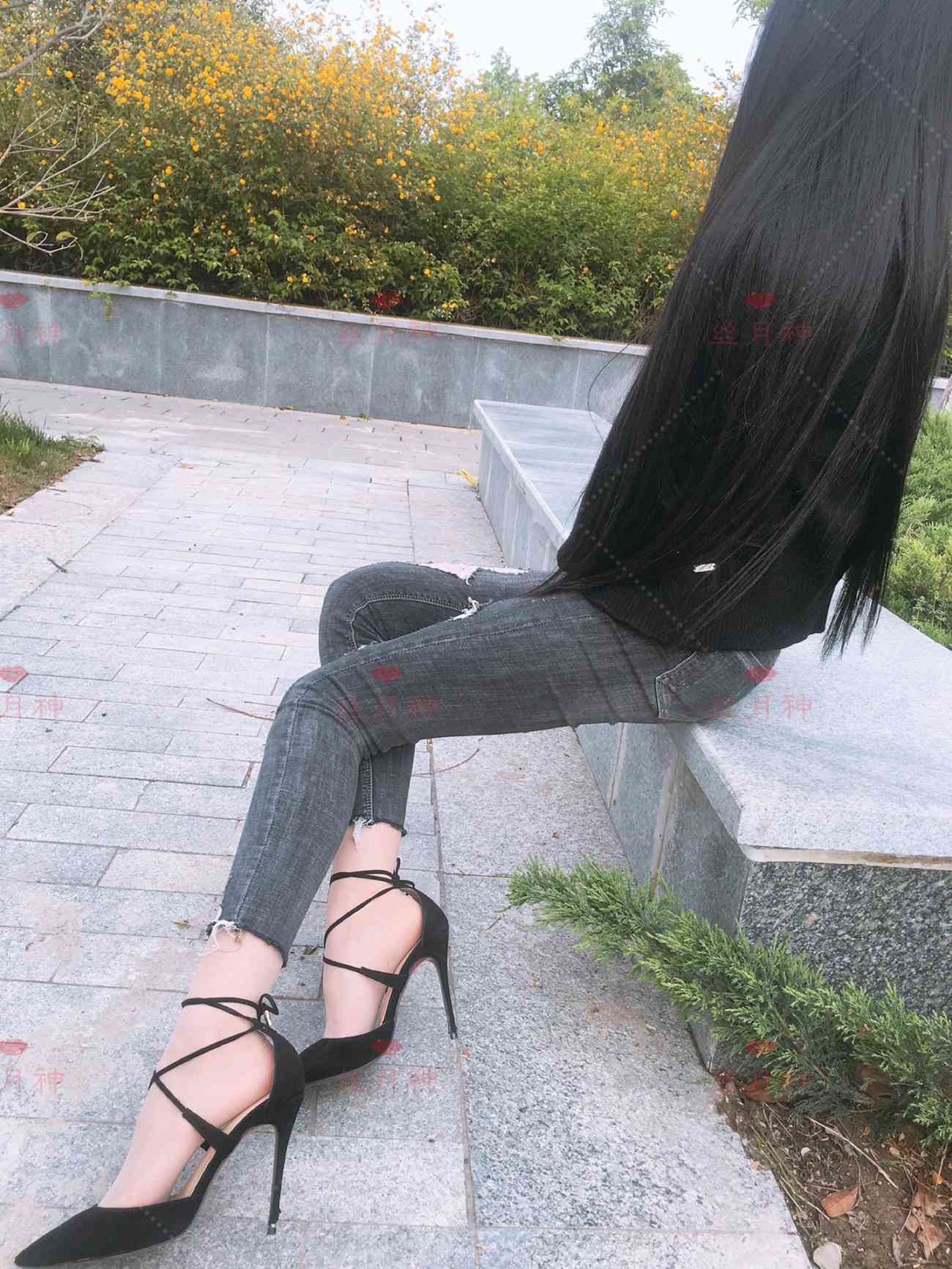 图片[39]-丝月神 005 牛仔裤细带高跟肉[91P] – 速更版-美库