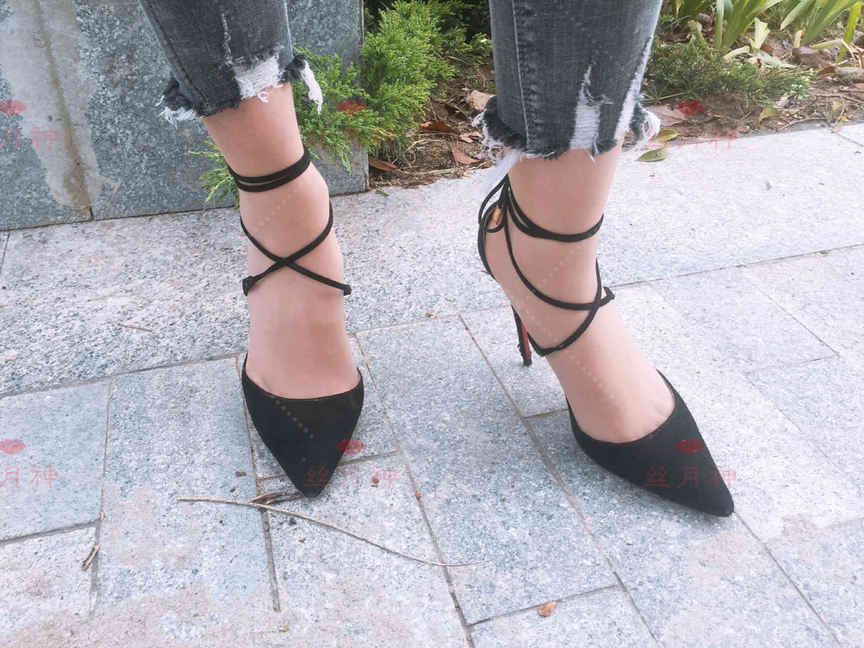 图片[44]-丝月神 005 牛仔裤细带高跟肉[91P] – 速更版-美库