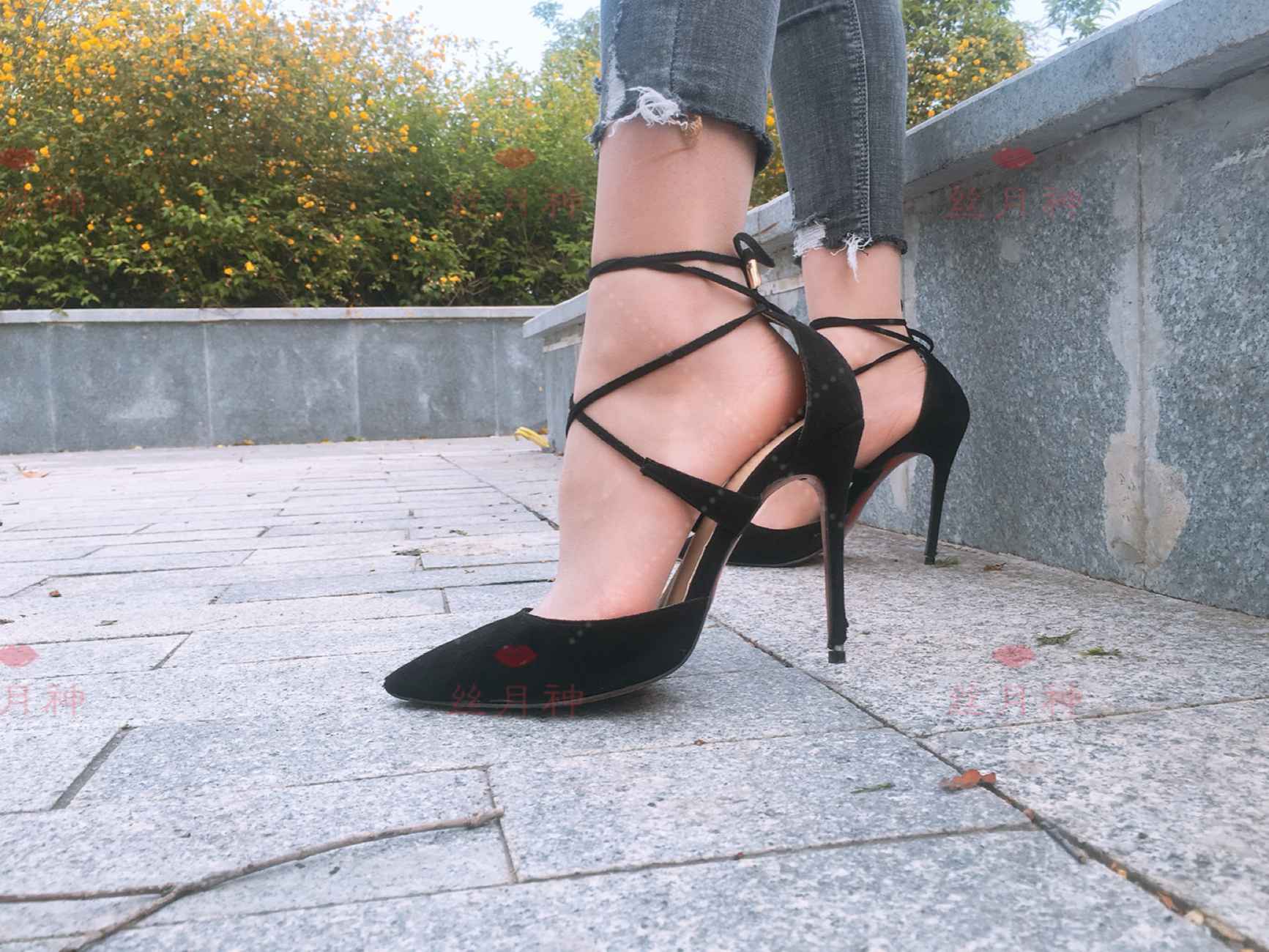 图片[58]-丝月神 005 牛仔裤细带高跟肉[91P] – 速更版-美库