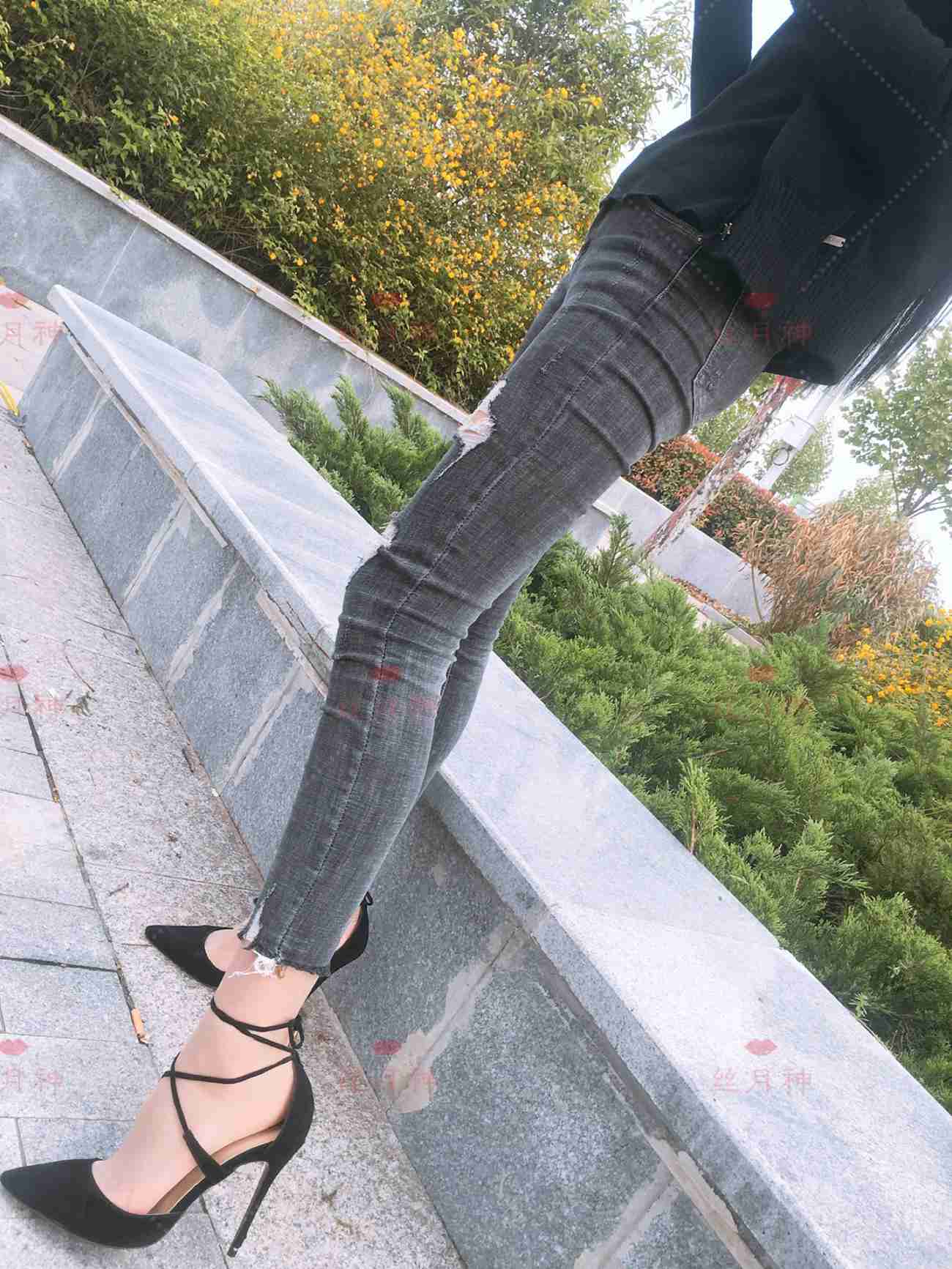 图片[60]-丝月神 005 牛仔裤细带高跟肉[91P] – 速更版-美库