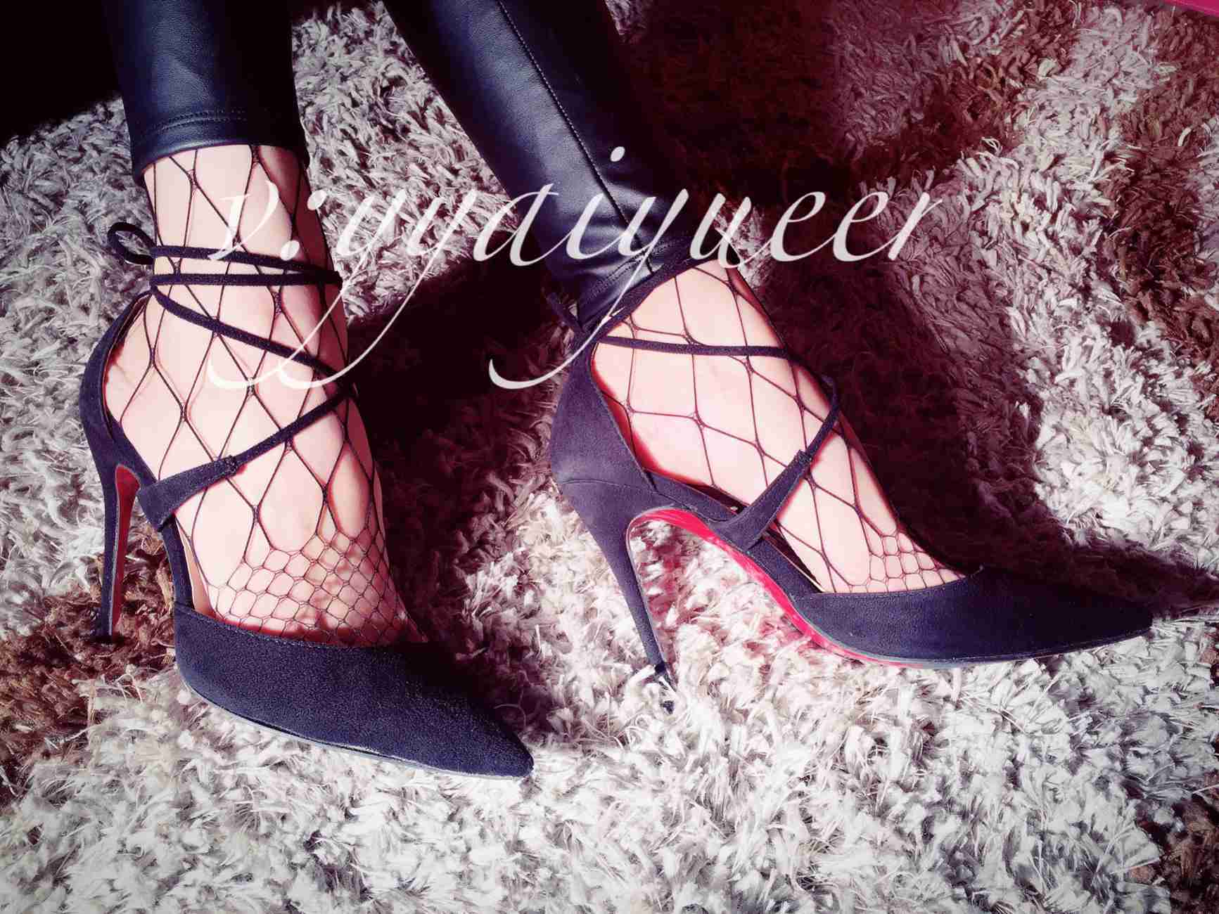 图片[45]-丝月神 006 皮裤细带高跟网袜[55P] – 速更版-美库