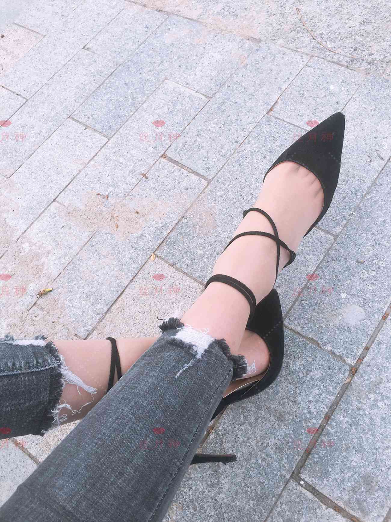 图片[65]-丝月神 005 牛仔裤细带高跟肉[91P] – 速更版-美库