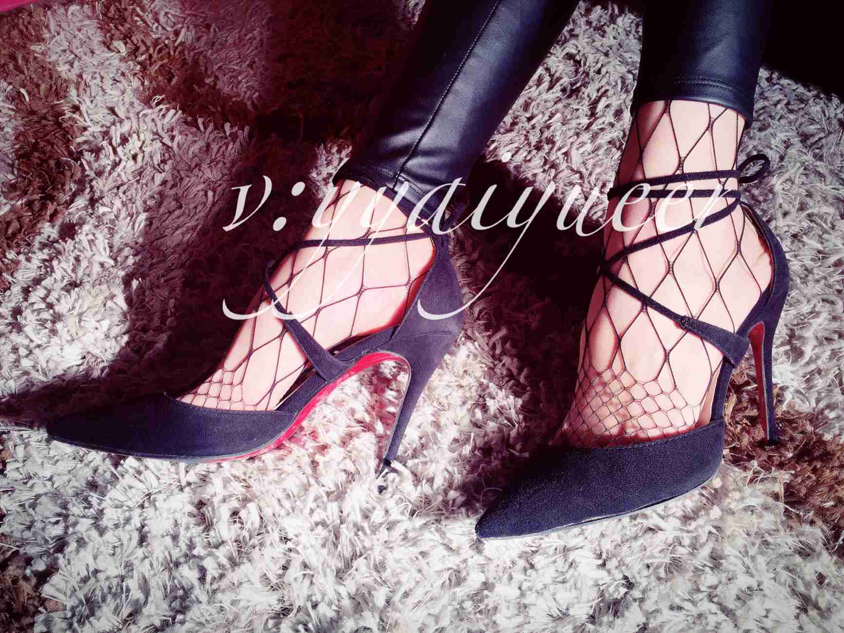 图片[48]-丝月神 006 皮裤细带高跟网袜[55P] – 速更版-美库