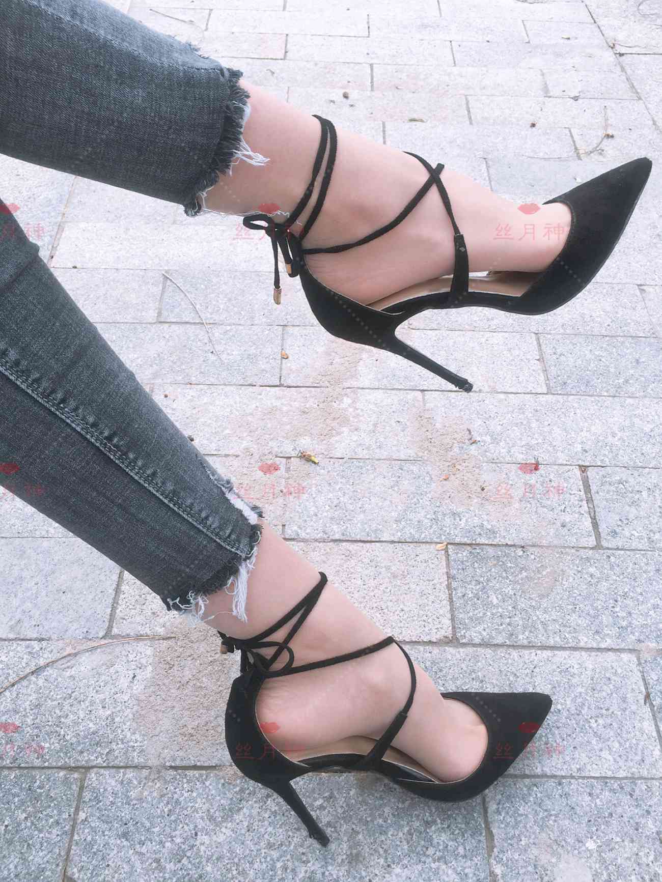 图片[68]-丝月神 005 牛仔裤细带高跟肉[91P] – 速更版-美库