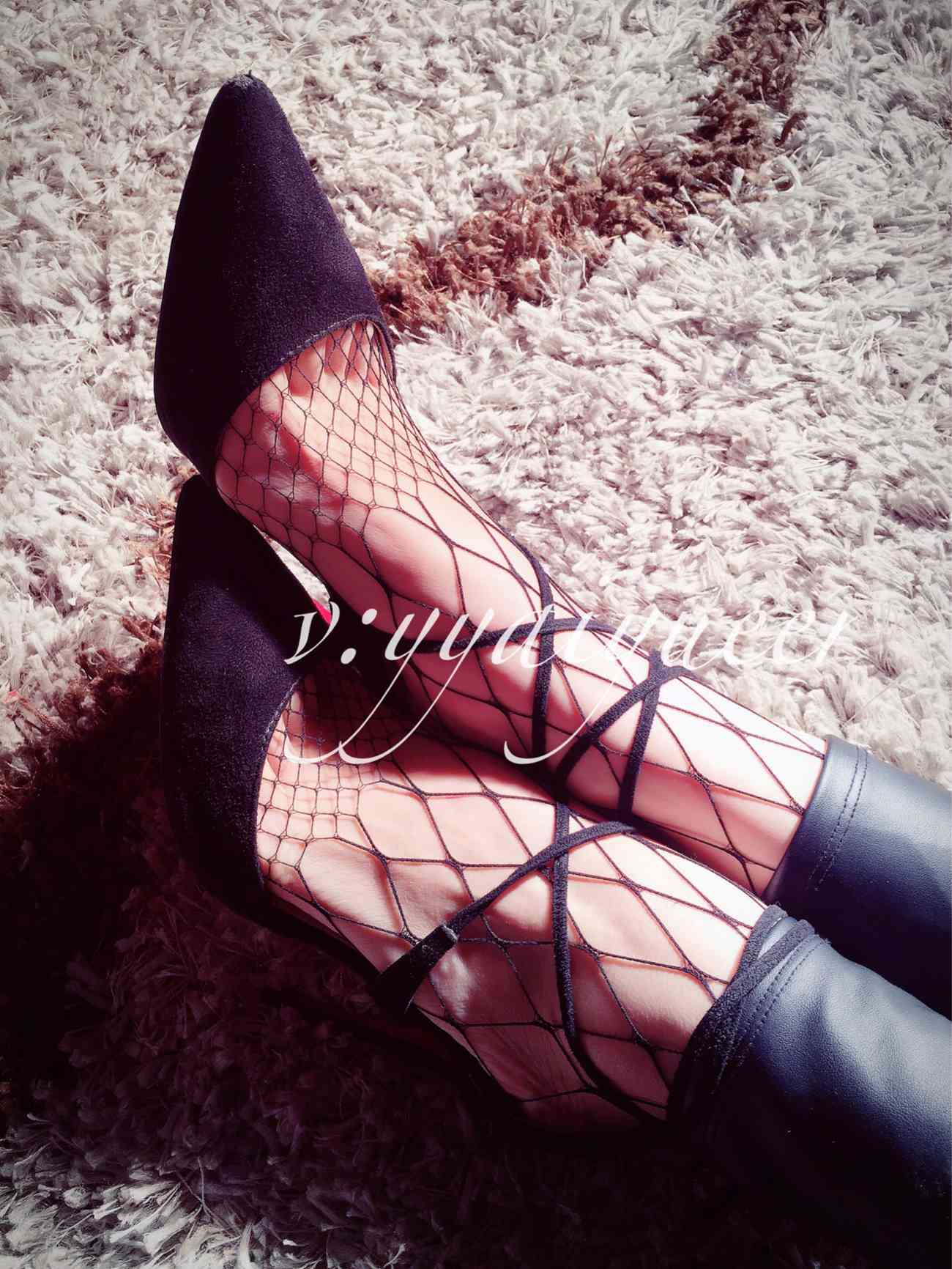 图片[49]-丝月神 006 皮裤细带高跟网袜[55P] – 速更版-美库