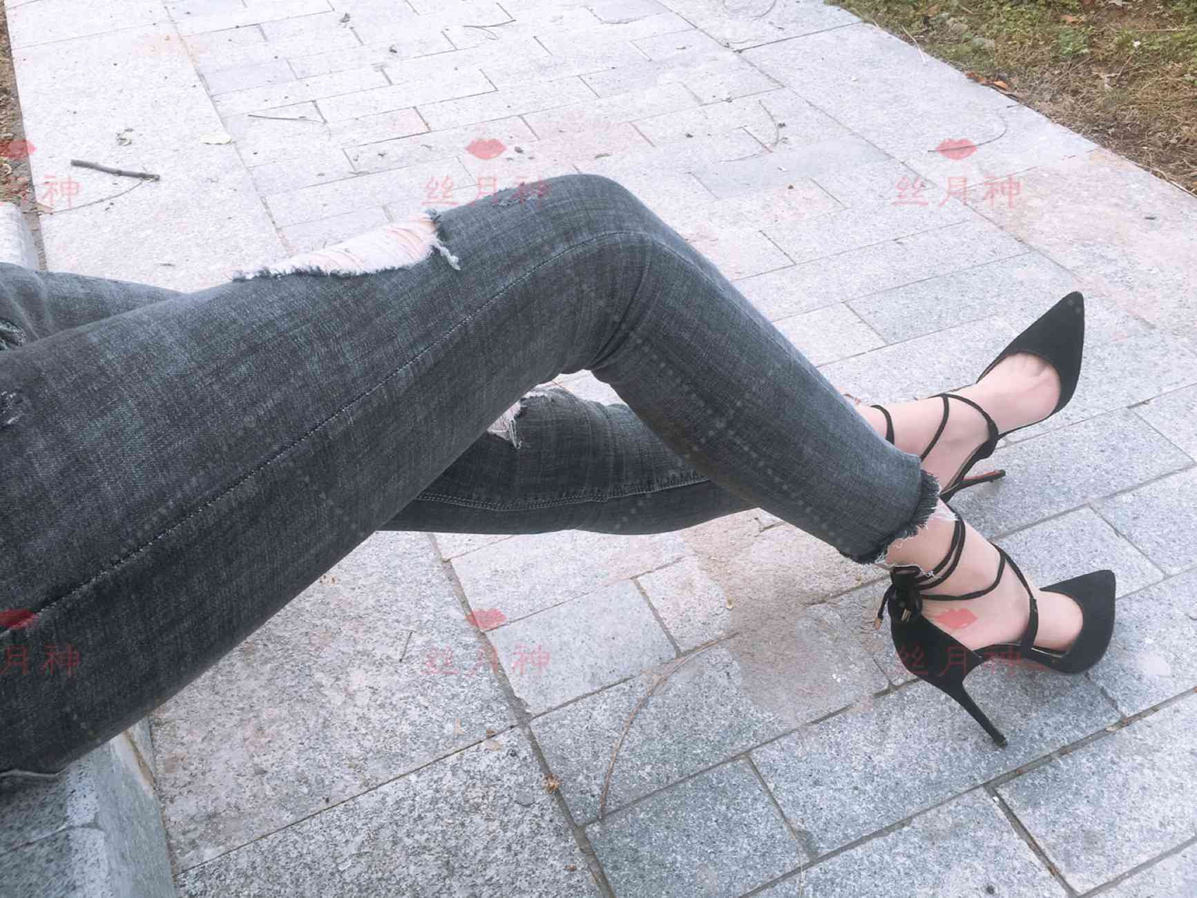 图片[75]-丝月神 005 牛仔裤细带高跟肉[91P] – 速更版-美库