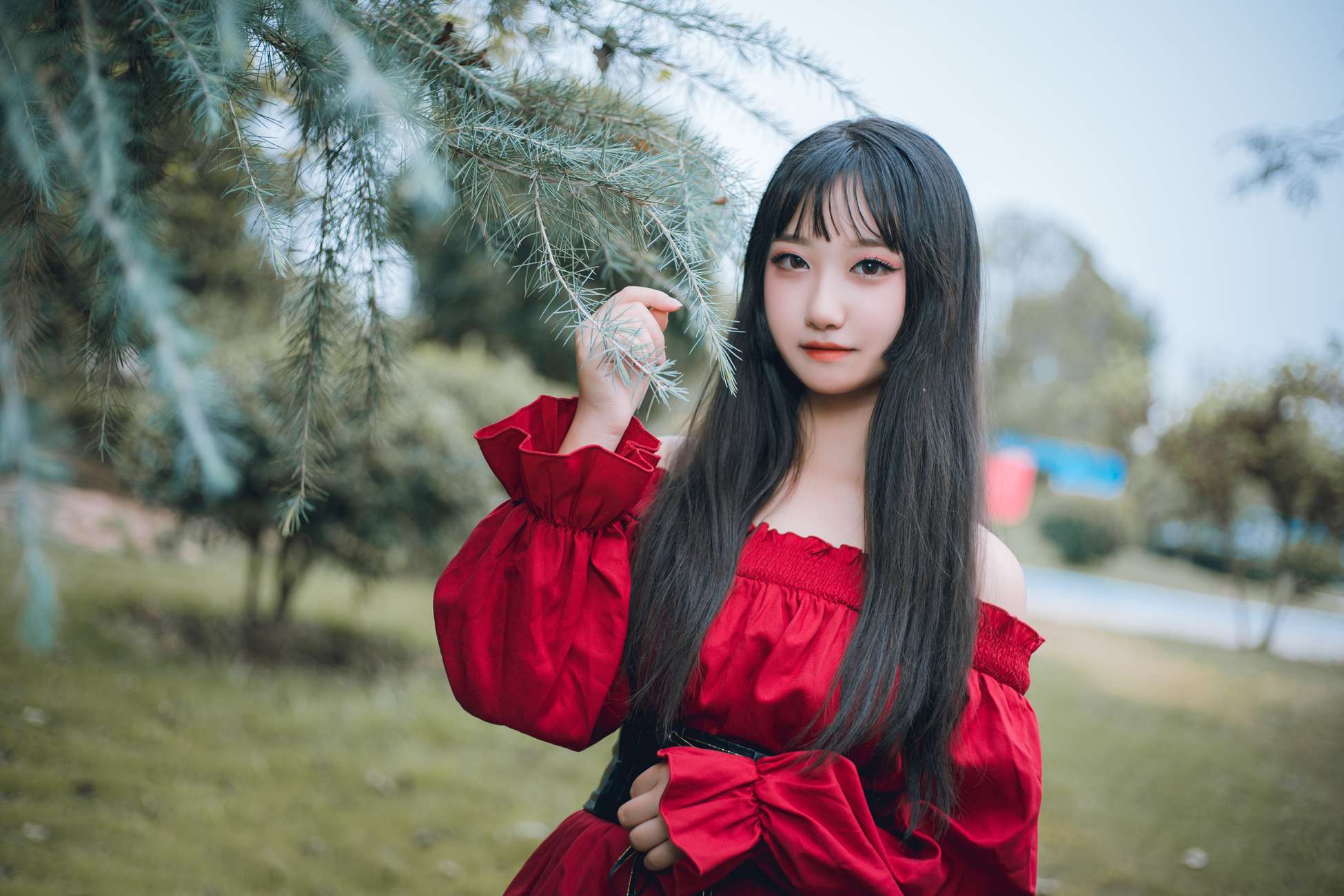 图片[10]-[喵糖映画]VOL.453 红与黑[30P] – 速更版-美库