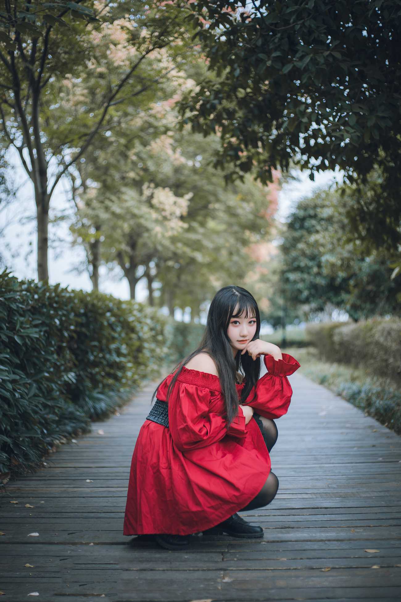 图片[14]-[喵糖映画]VOL.453 红与黑[30P] – 速更版-美库