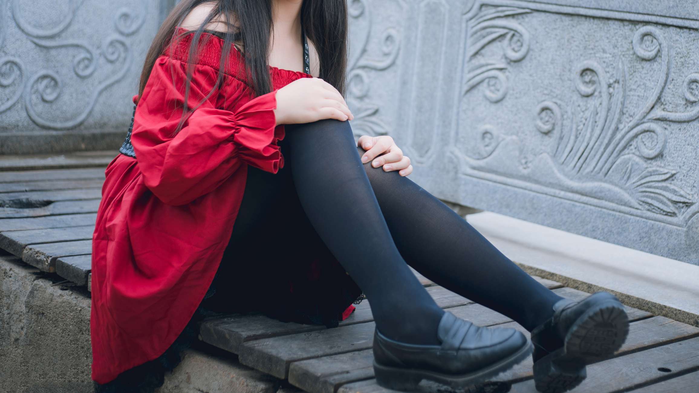 图片[15]-[喵糖映画]VOL.453 红与黑[30P] – 速更版-美库