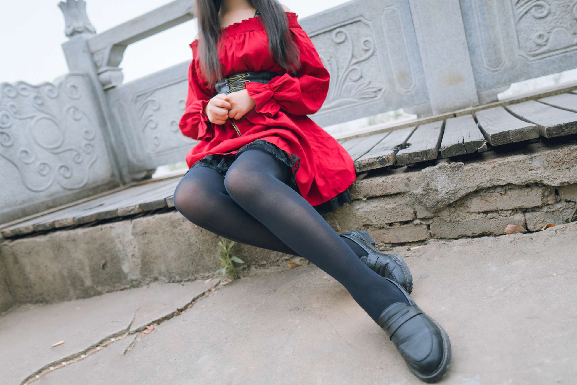 图片[21]-[喵糖映画]VOL.453 红与黑[30P] – 速更版-美库