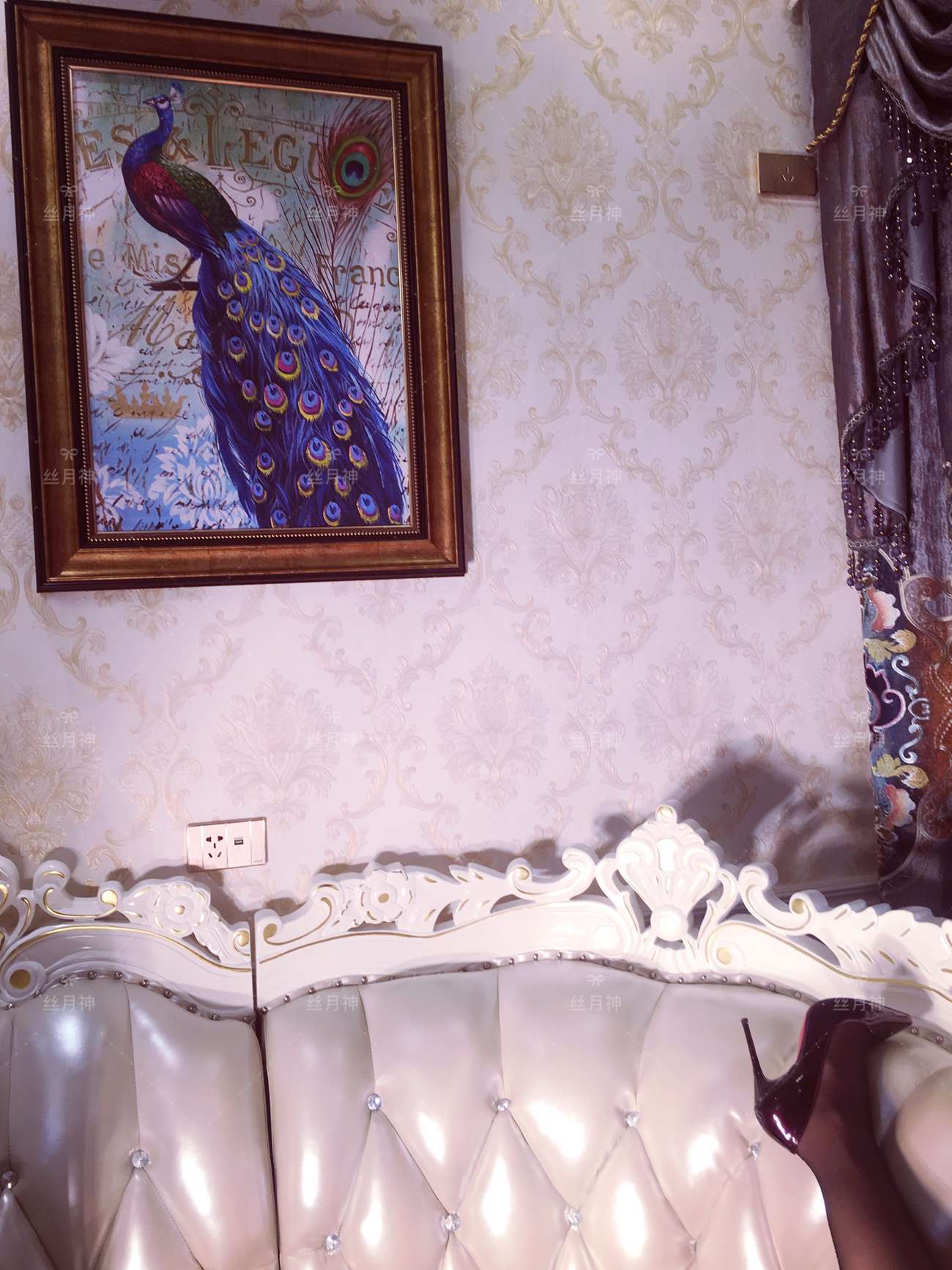 图片[18]-丝月神 007 红色孔雀翎酒红高跟[66P] – 速更版-美库